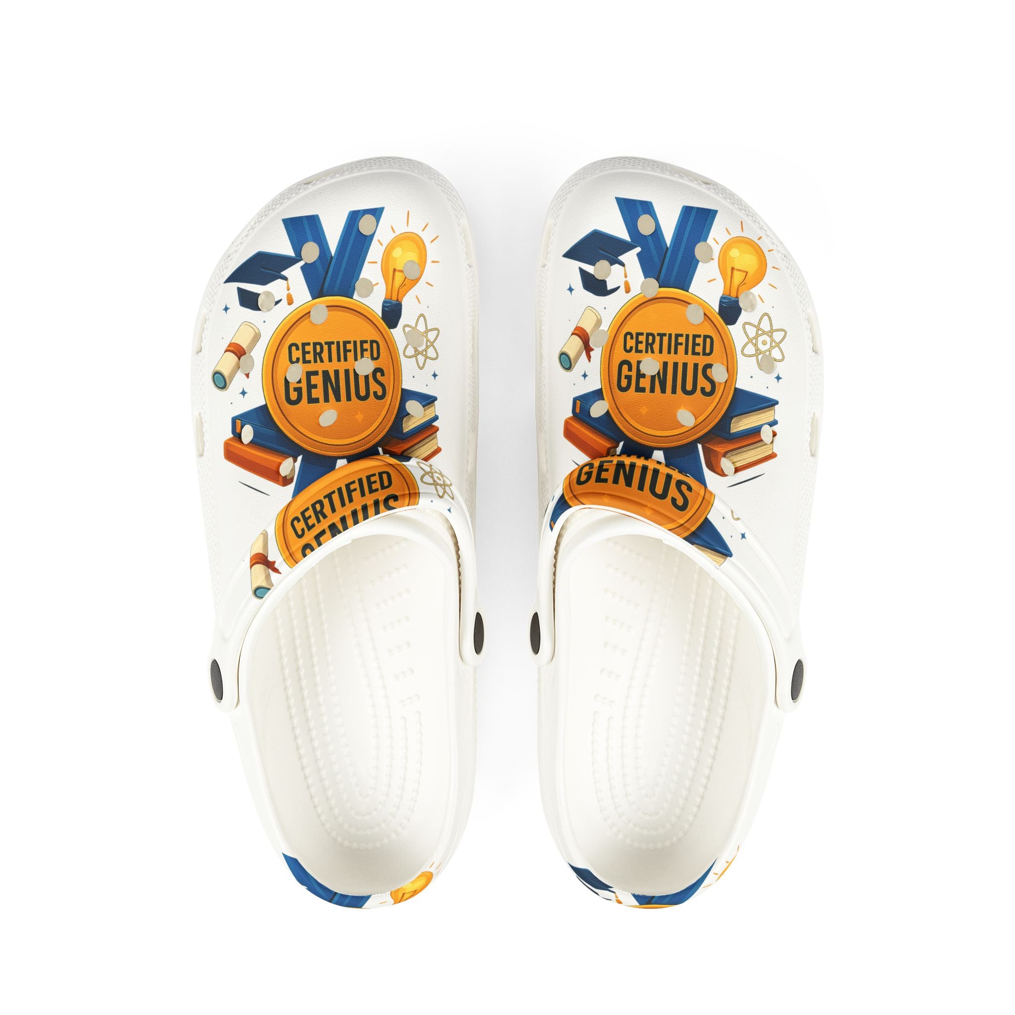 Certified Genius Foam Clogs — Graduation Teacher Gift EVA Shoes