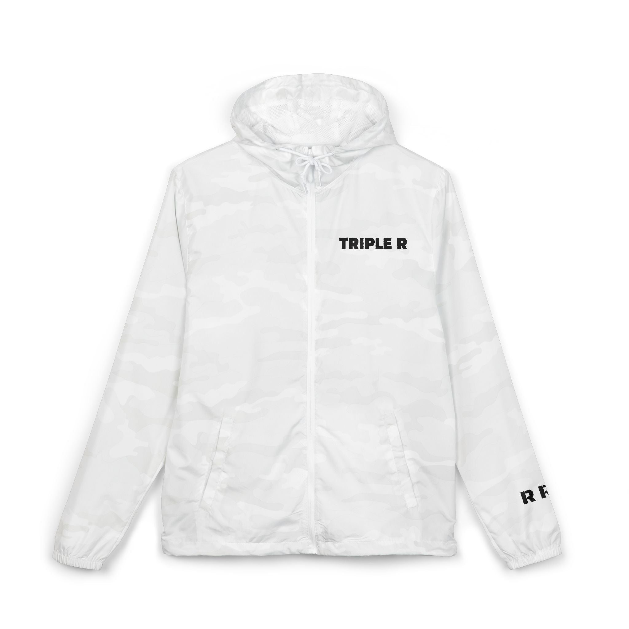 Windbreaker Jacket — Neon Plague Doctor Graphic "Bury Deep" Streetwear