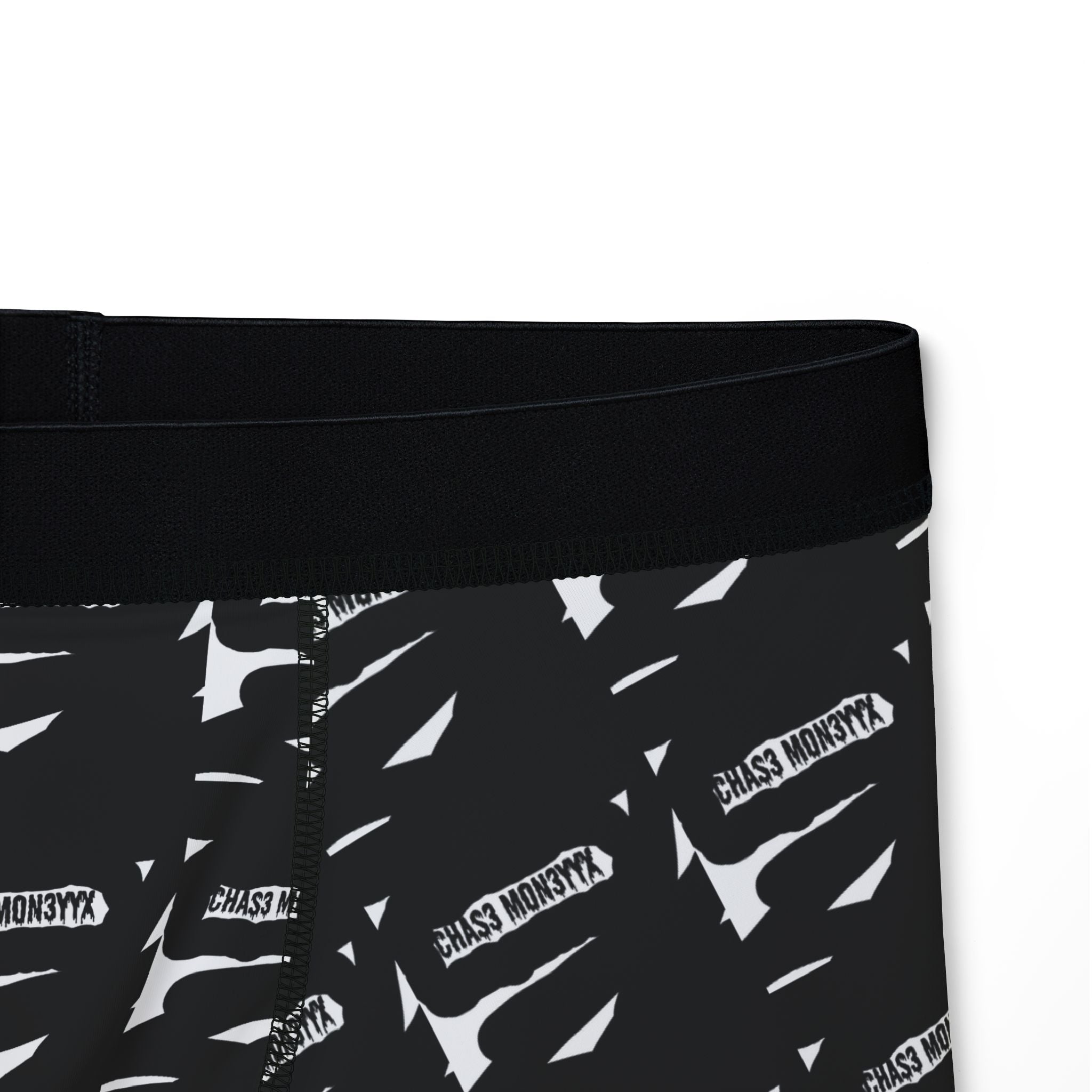 Men's Boxer Briefs — Black Vintage Camera Pattern All-Over Print