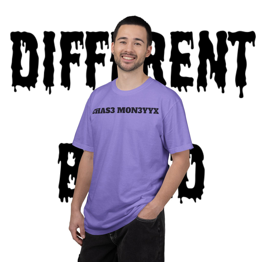Chas3 Mon3yyx Graphic T-Shirt — Bold Lip Logo Streetwear Tee
