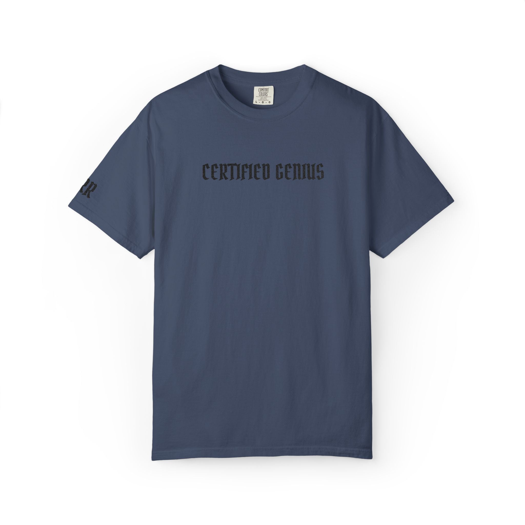 Certified Genuis White Graphic T-Shirt