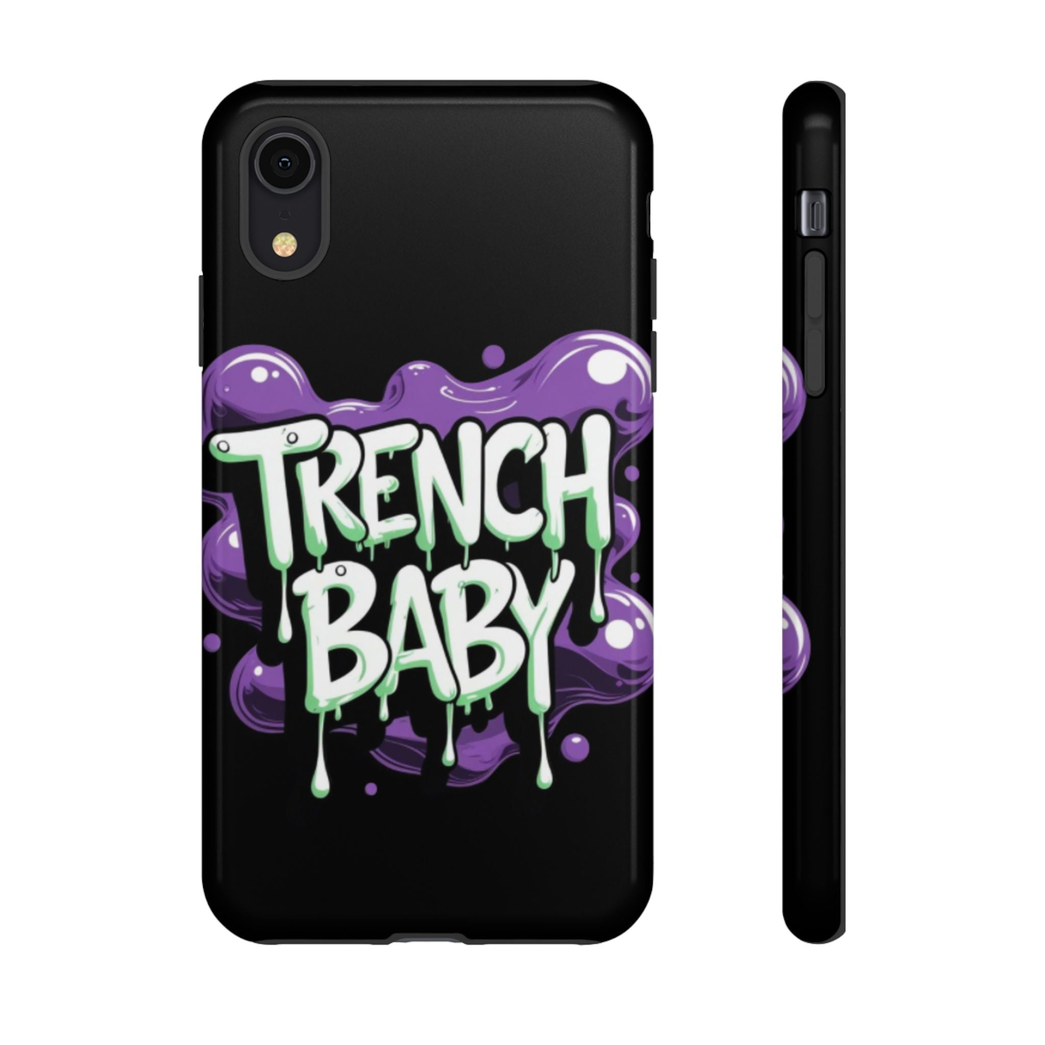 Phone Case — "Trench Baby" Drippy Graffiti Design