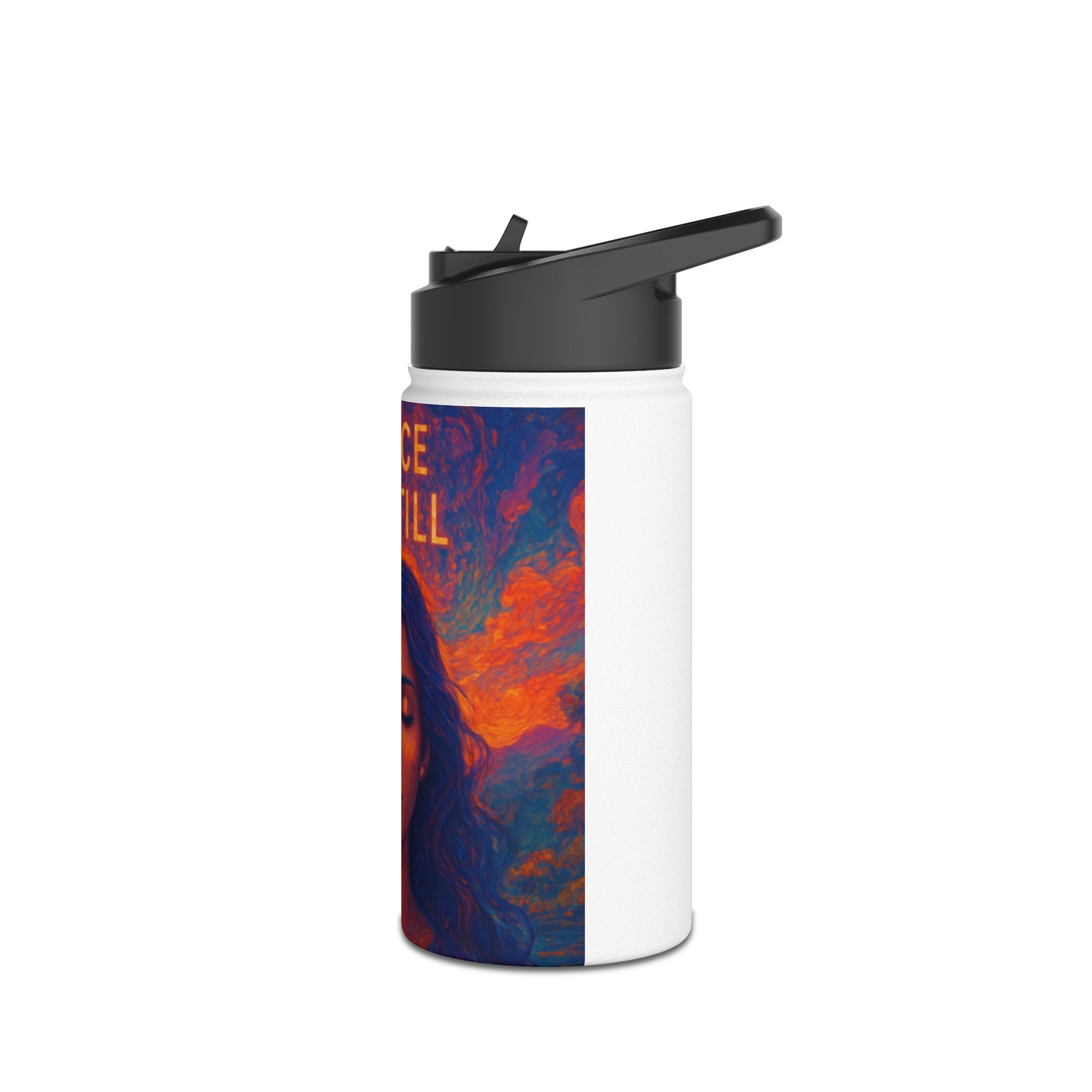 Peace Be Still Stainless Steel Water Bottle — Inspirational Mindfulness Bottle