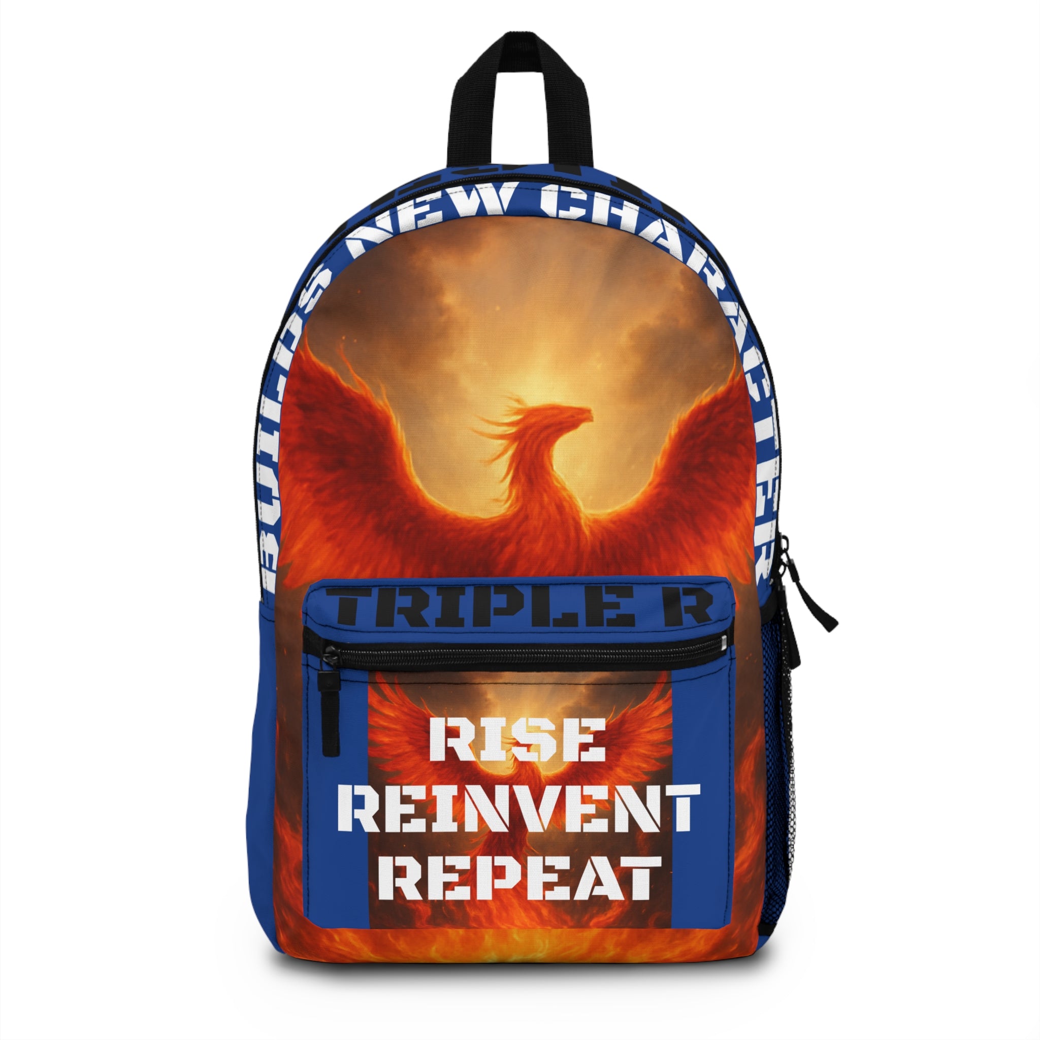 Phoenix Rise Backpack — Fiery Mythical Bird School & Travel Bag