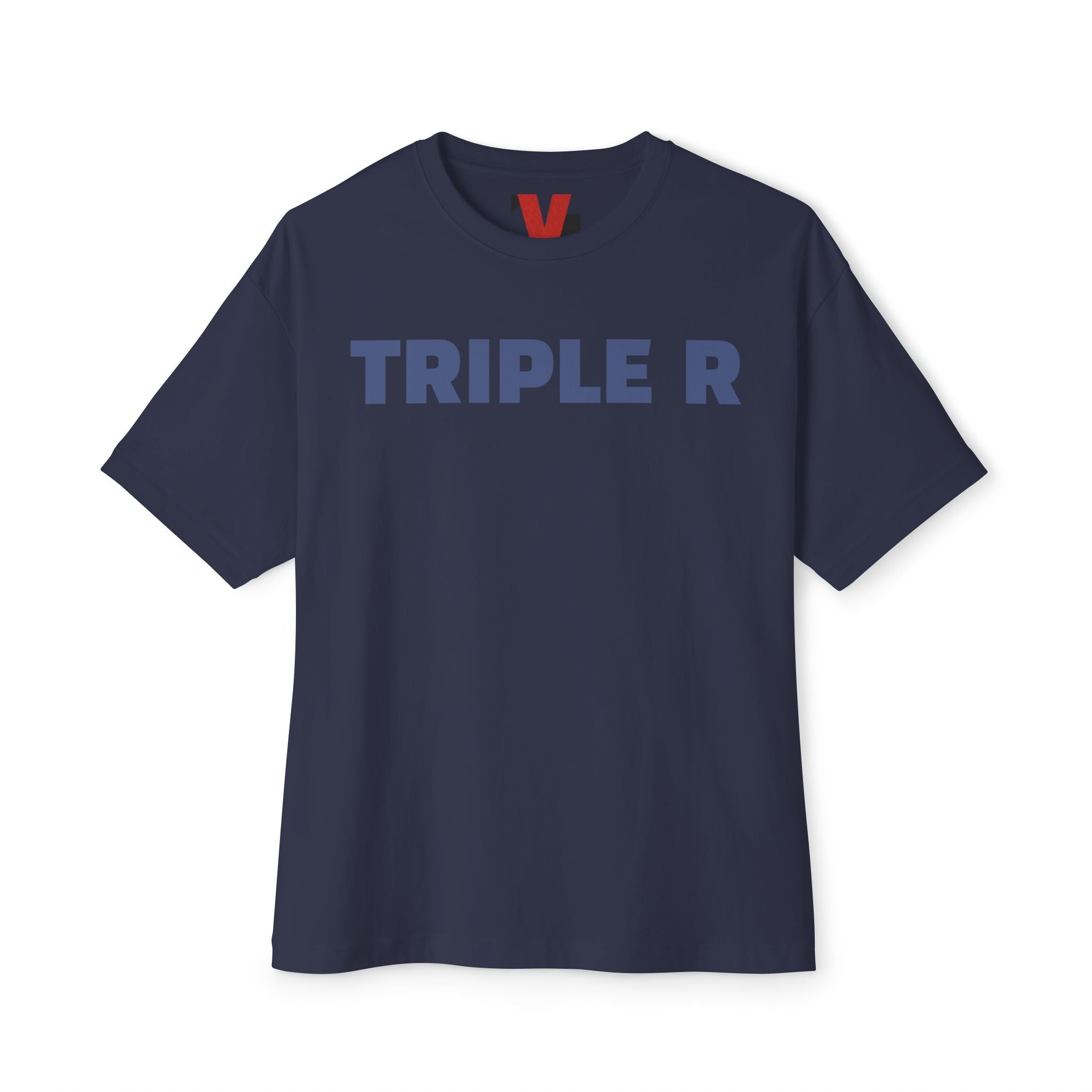 Triple R Graphic Tee - Oversized Boxy Unisex T-Shirt