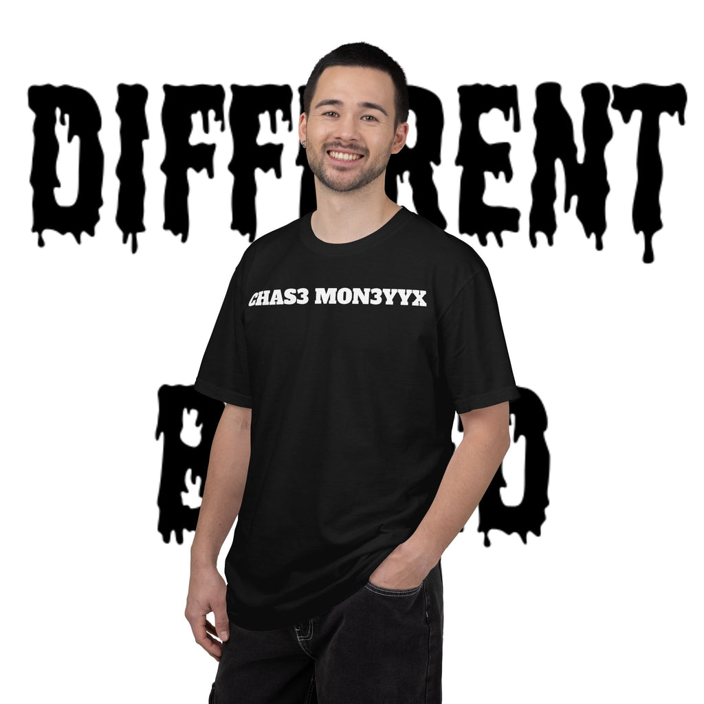 Chas3 Mon3yyx Graphic T-Shirt — Bold Lip Logo Streetwear Tee