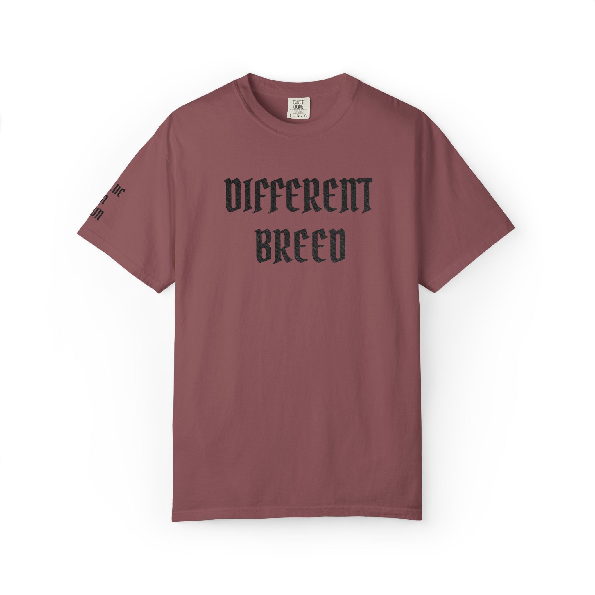 Different Breed T-Shirt — Gothic Text Graphic Tee