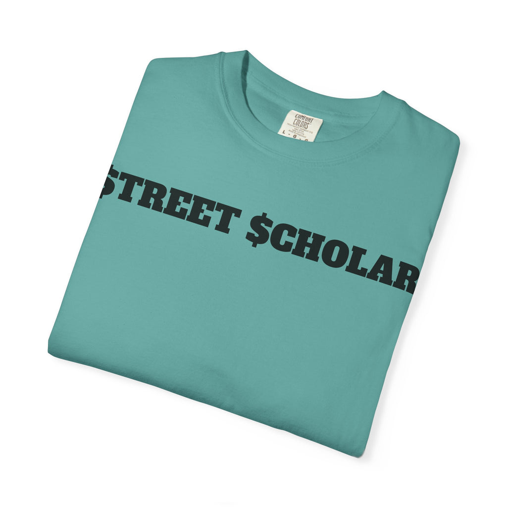 Street Scholar T‑Shirt — Bold Graphic Lip Grill Design