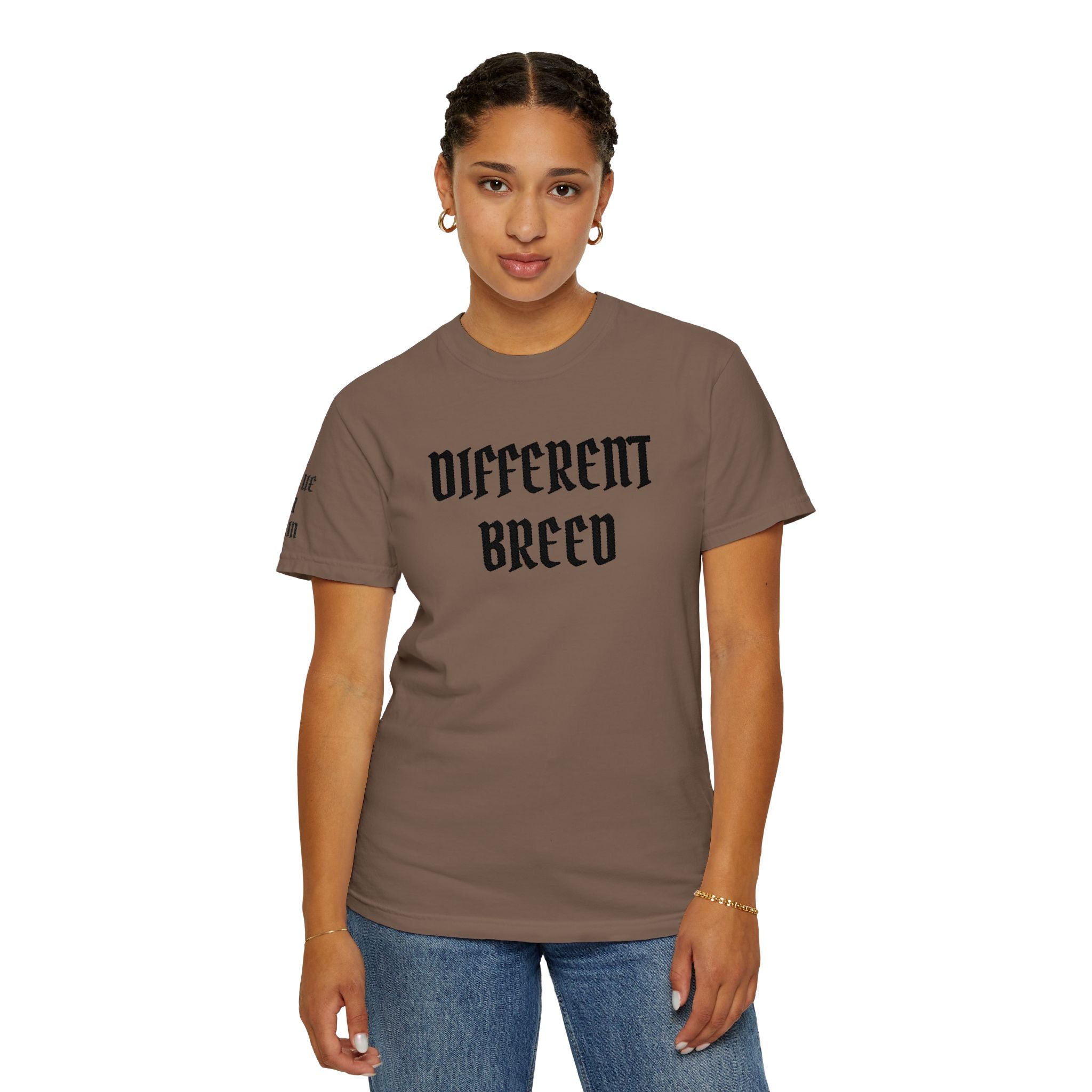 Different Breed T-Shirt — Gothic Text Graphic Tee