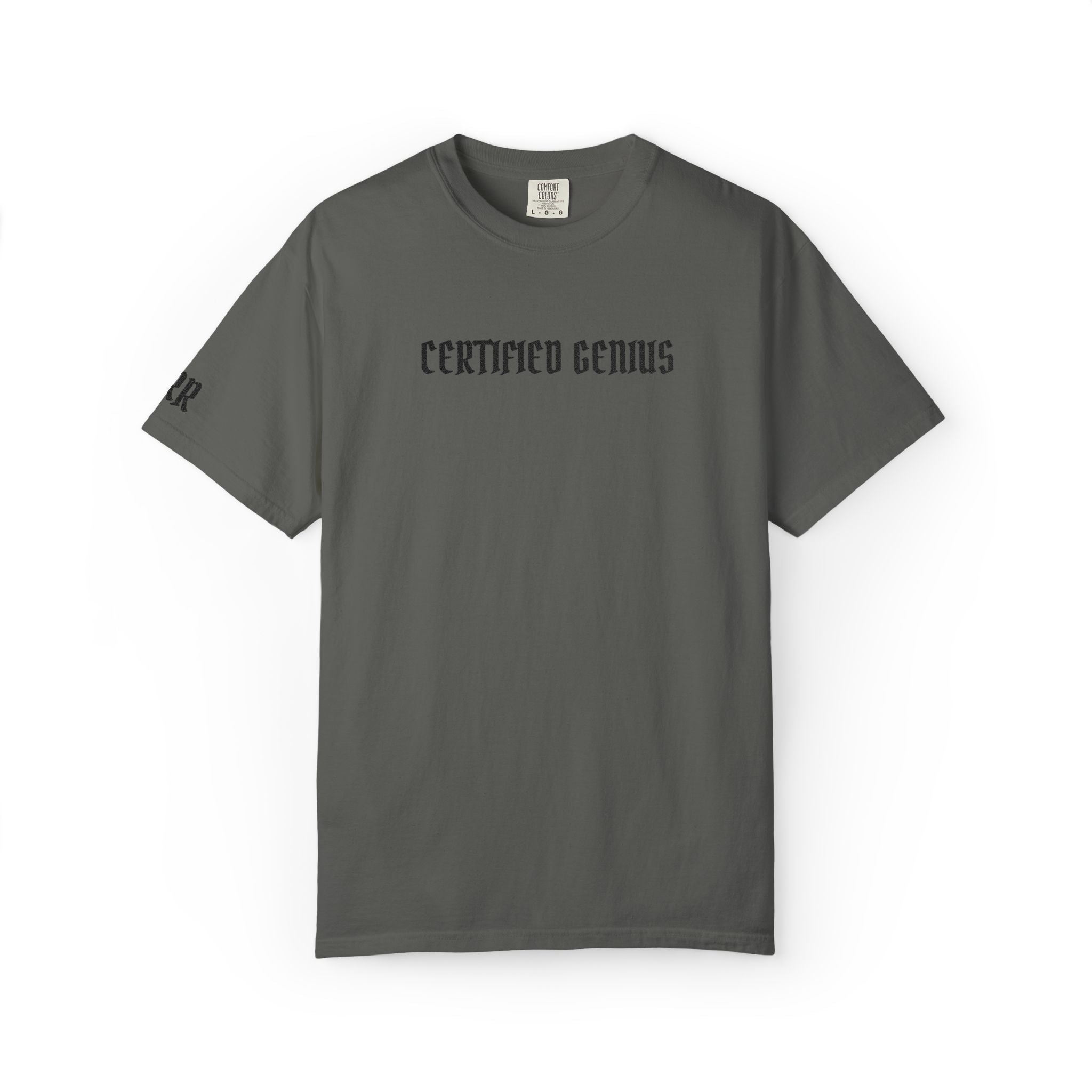 Certified Genuis White Graphic T-Shirt
