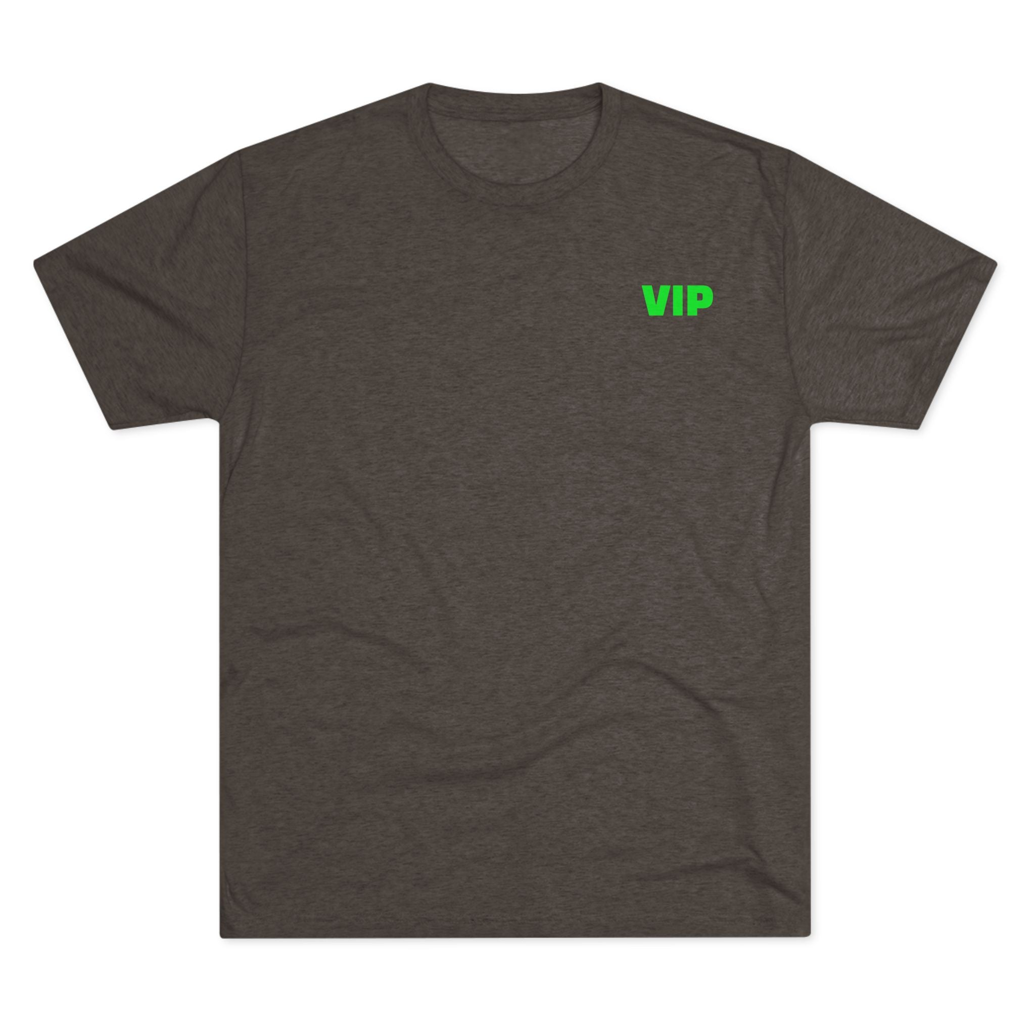 VIP 'Value In Pain' Tee — Neon Green Graphic Crew Shirt