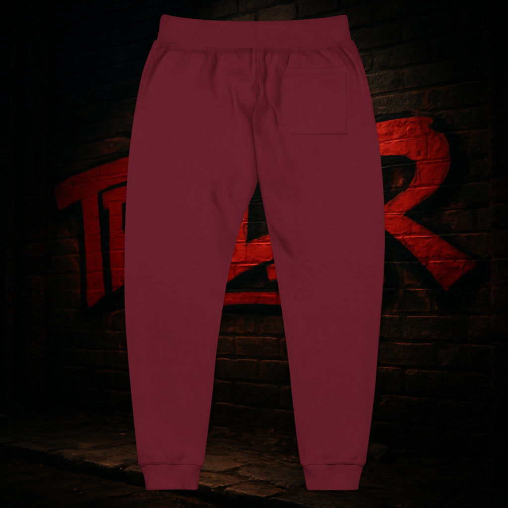 Embroidered Fleece Sweatpants — Cozy Casual Lounge Joggers