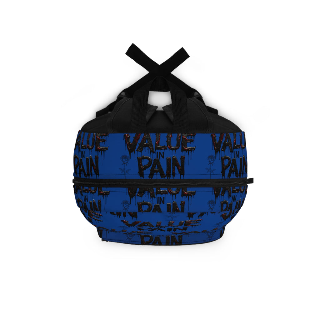 Value in Pain Pattern Backpack — Urban Graphic School Bag
