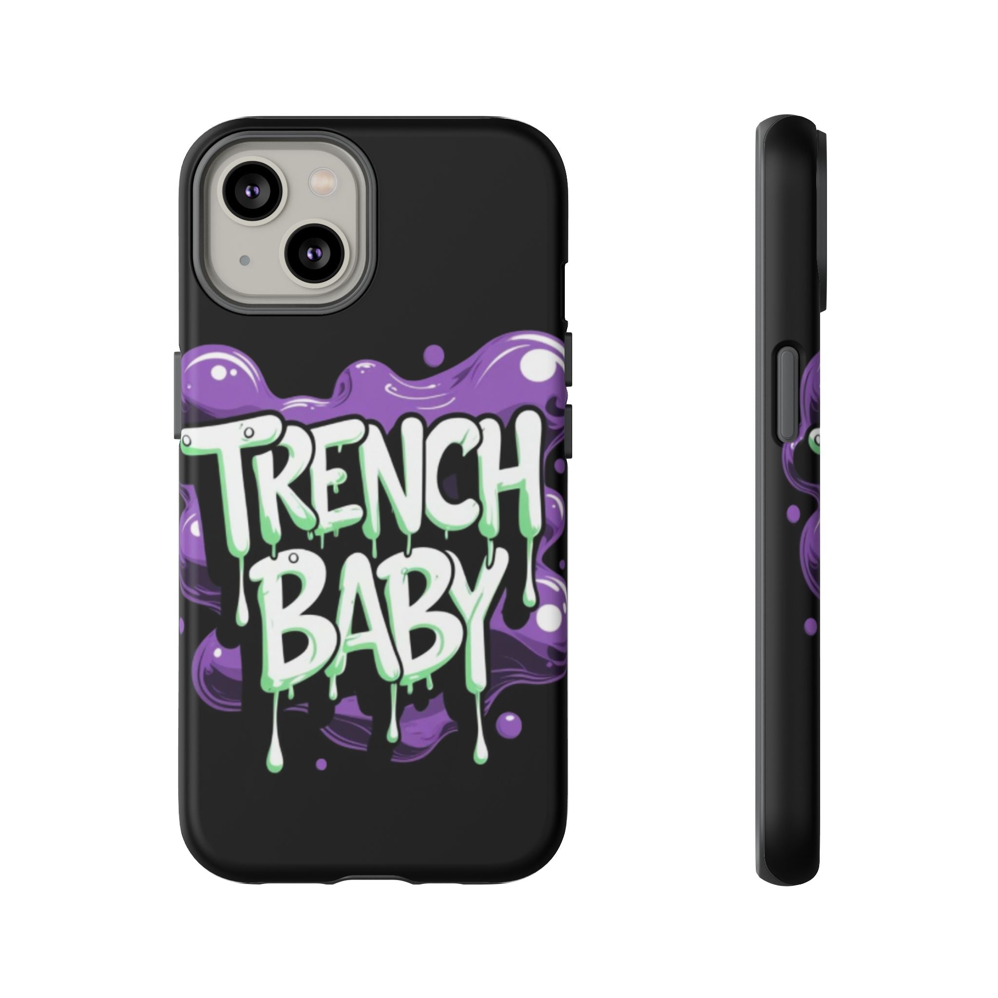 Phone Case — "Trench Baby" Drippy Graffiti Design