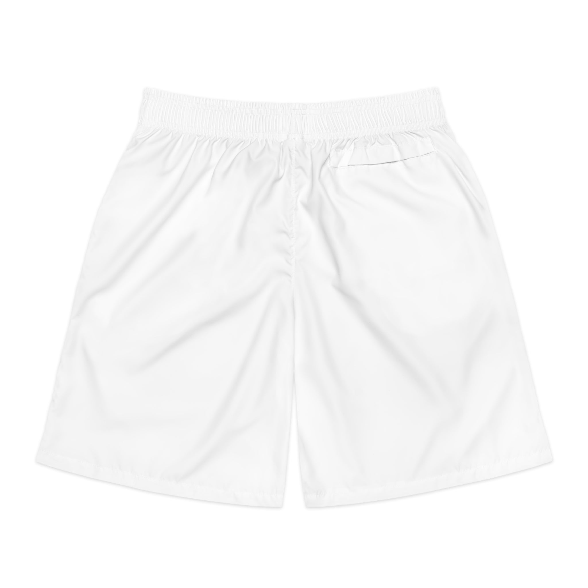 Men's Graphic Jogger Shorts — Black White Angel 'Value Paid' Streetwear