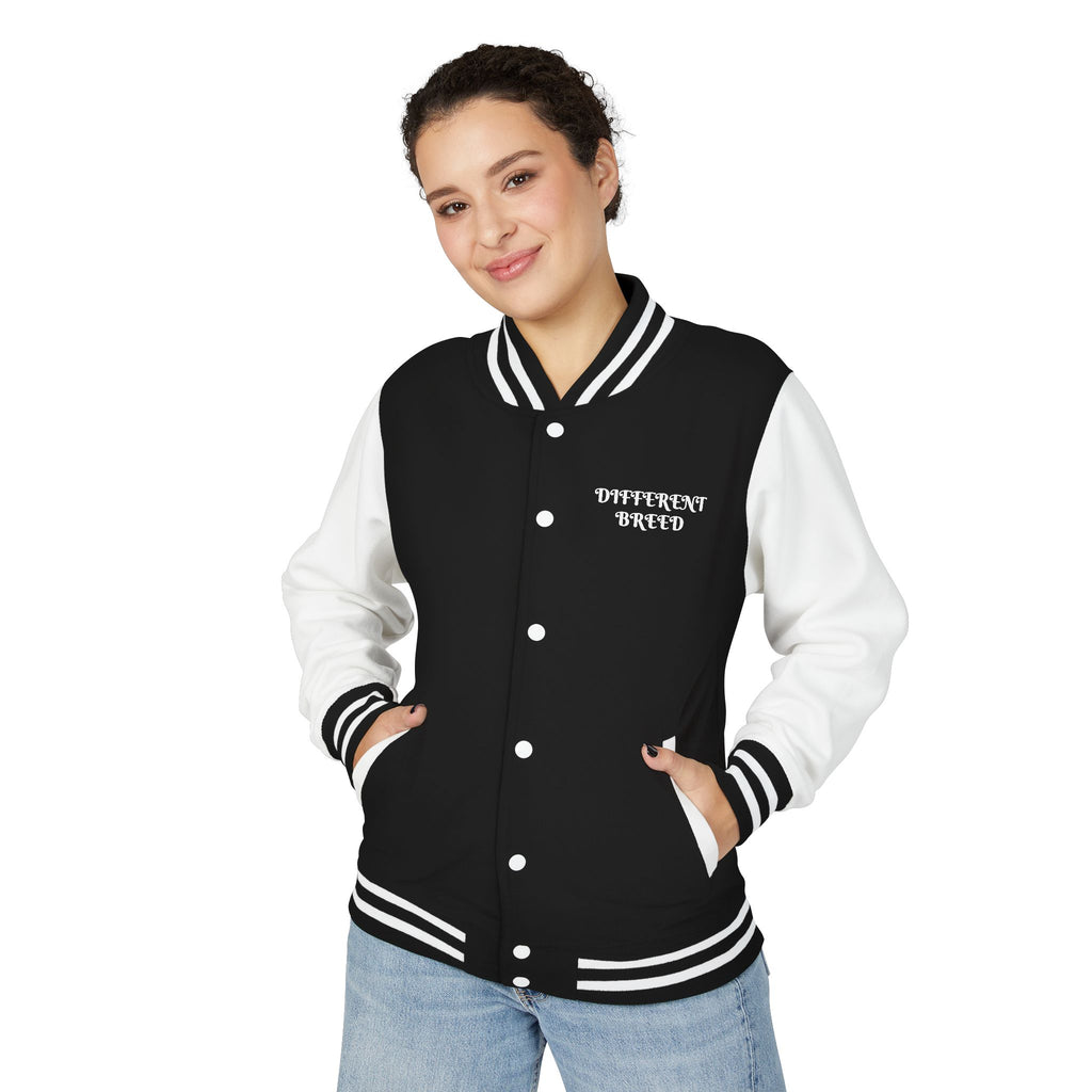 Letterman Jacket — 'Trench Baby' Graffiti Varsity Jacket