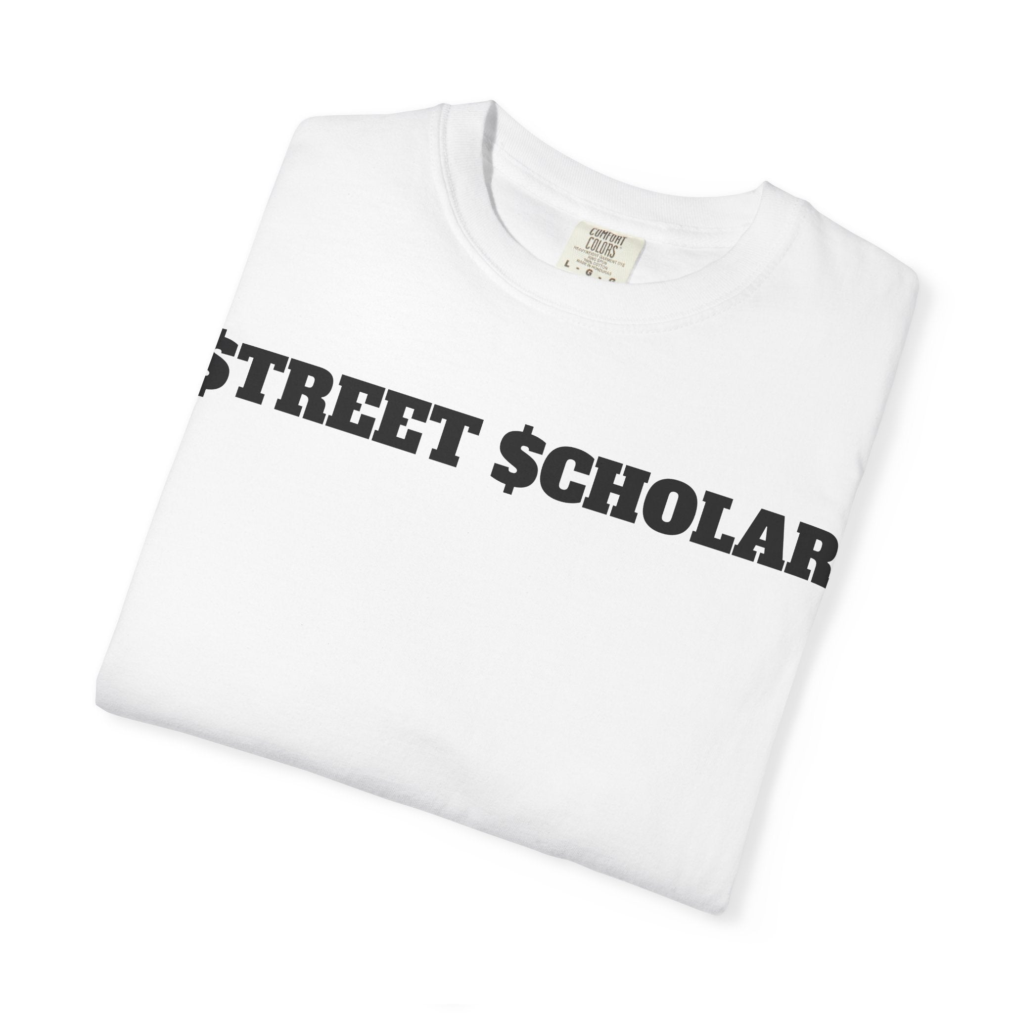 Street Scholar T‑Shirt — Bold Graphic Lip Grill Design