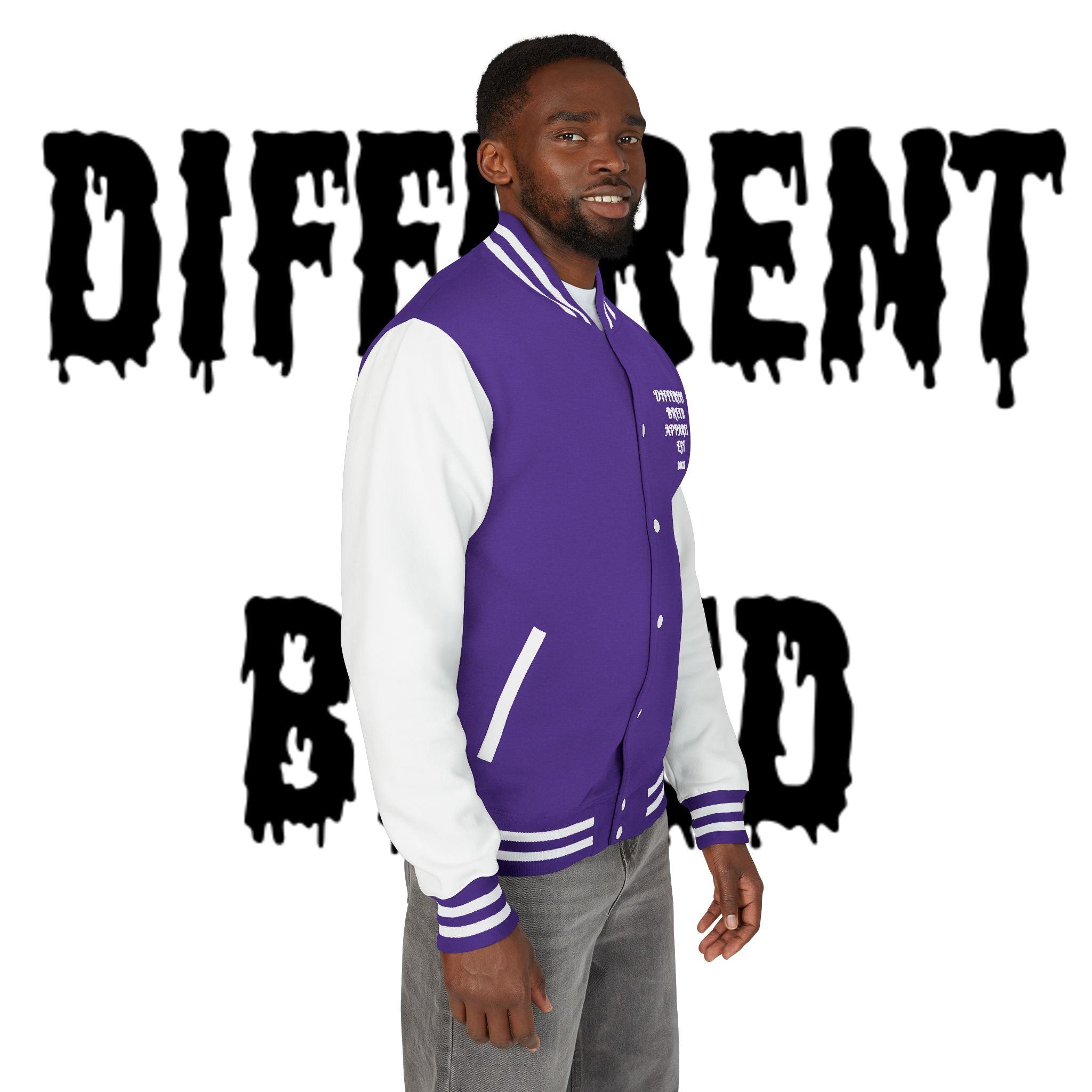 Letterman Jacket — 'Different Breed' Retro Varsity Jacket