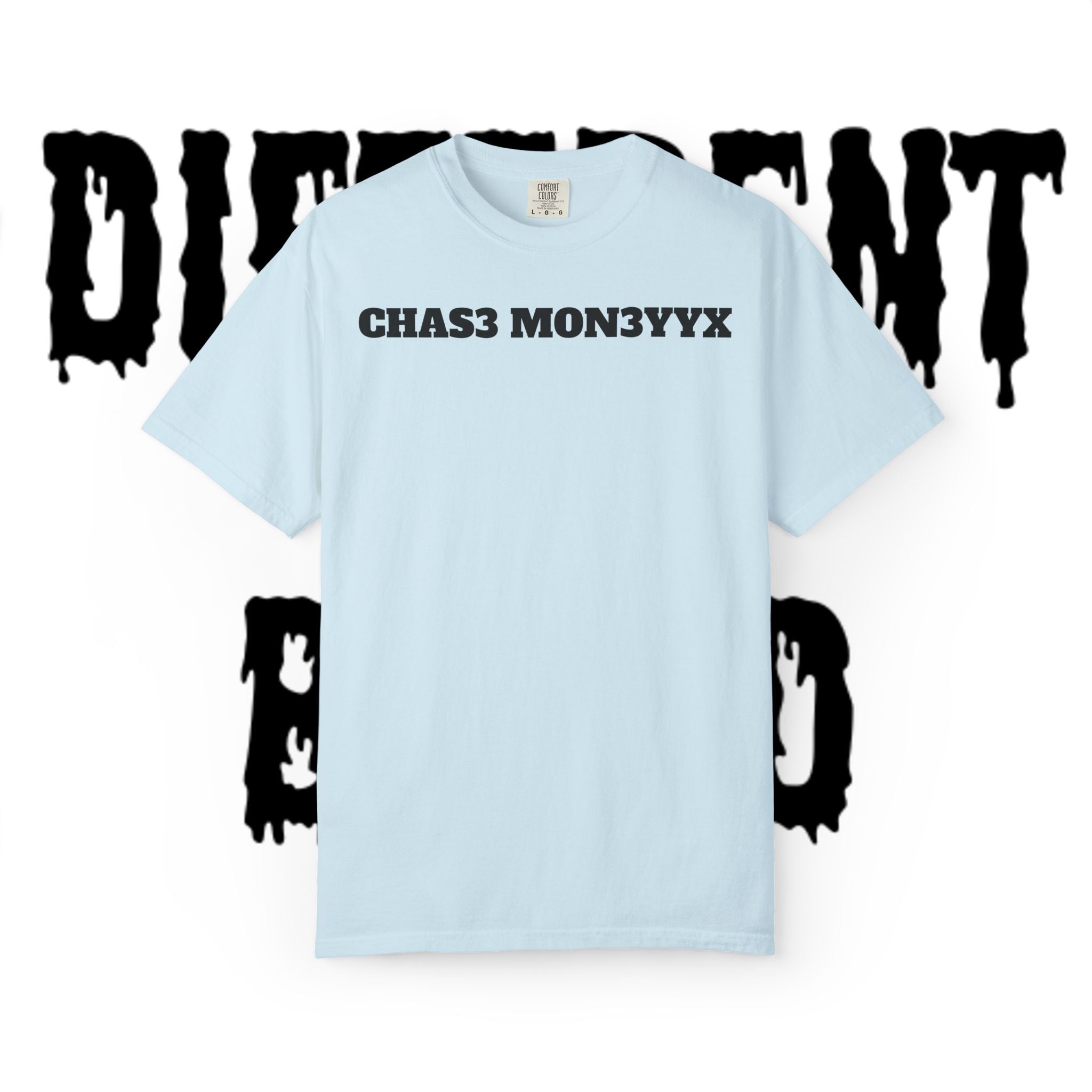 Chas3 Mon3yyx Graphic T-Shirt — Bold Lip Logo Streetwear Tee