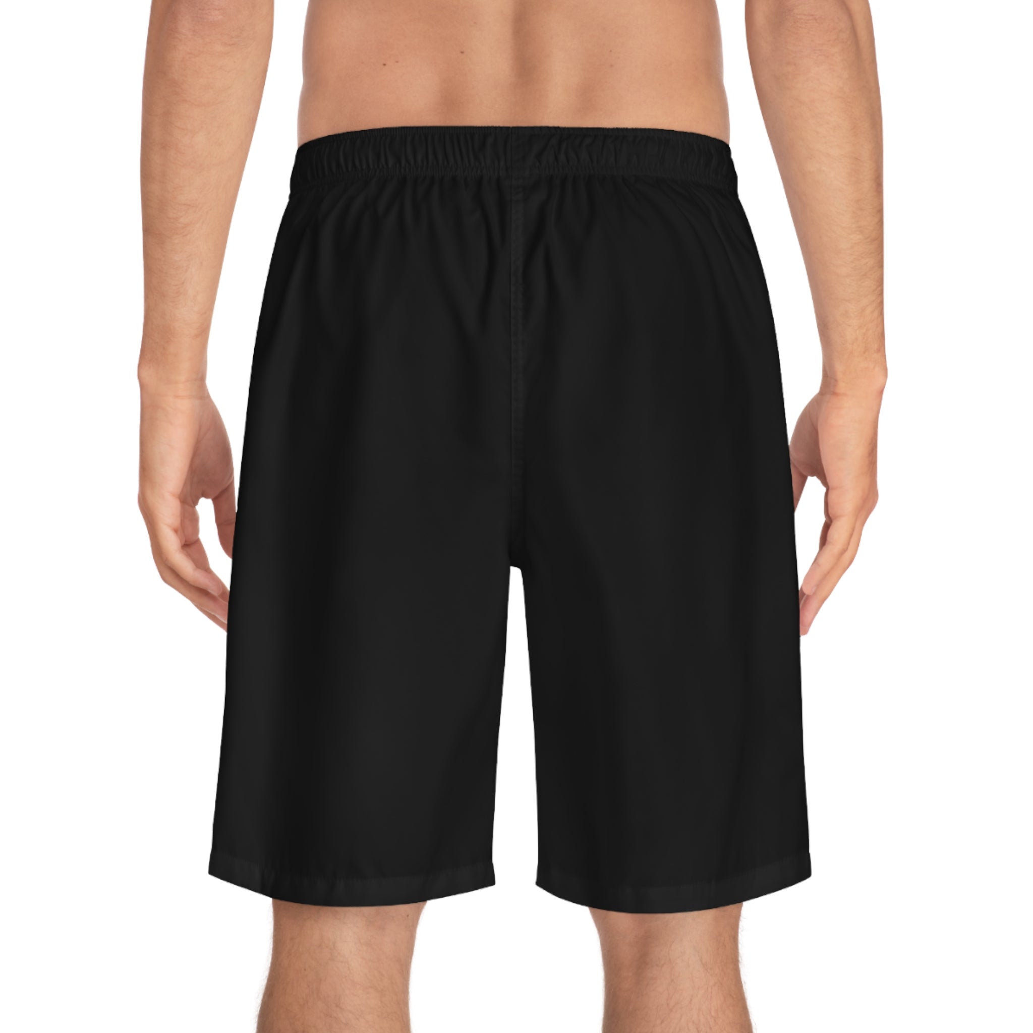 Board Shorts - "TRIPLE R: Reinvent, Repeat" Graphic Swim Trunks [ WANDA]