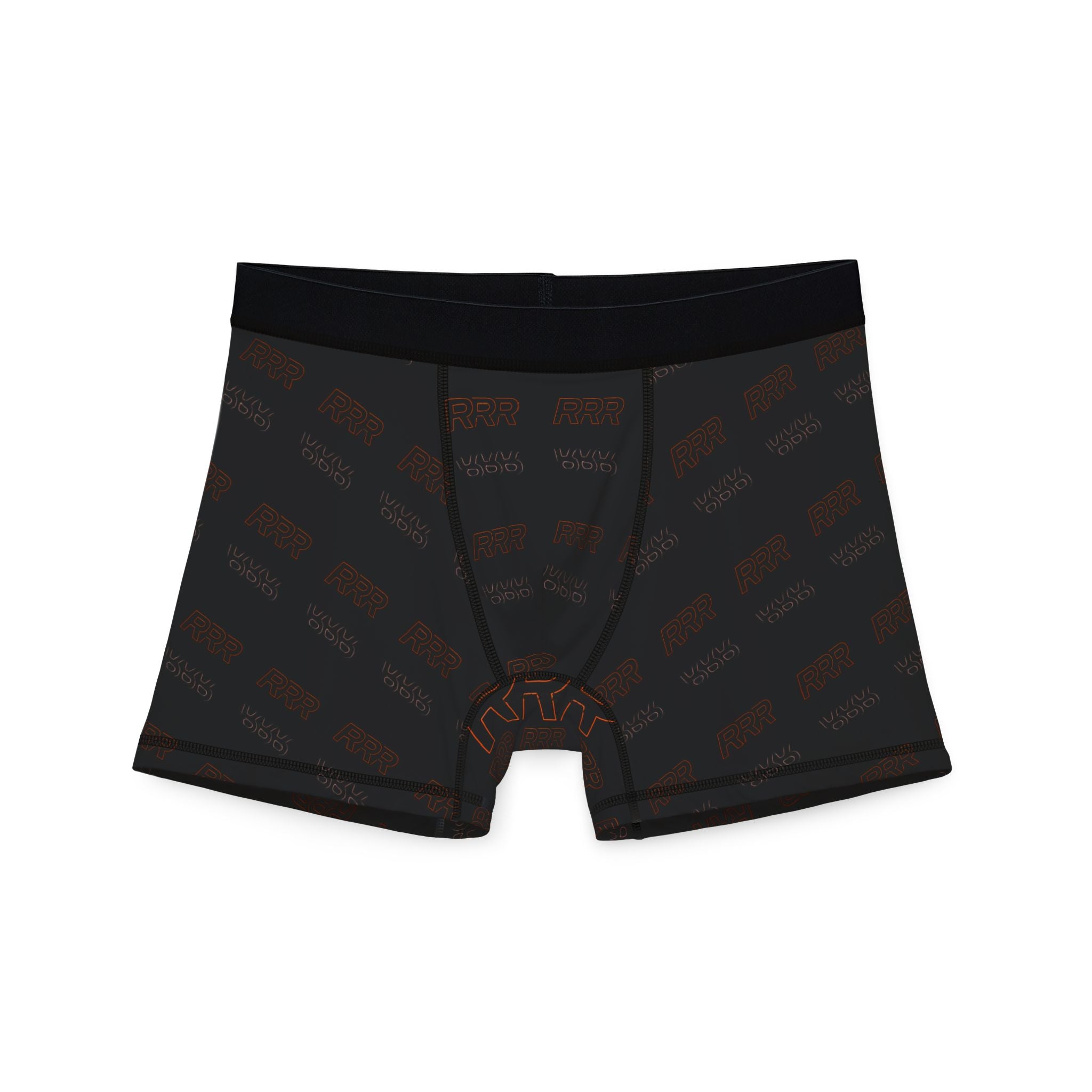 Boxers — Subtle Monochrome Logo All-Over Print Men’s Boxer Briefs