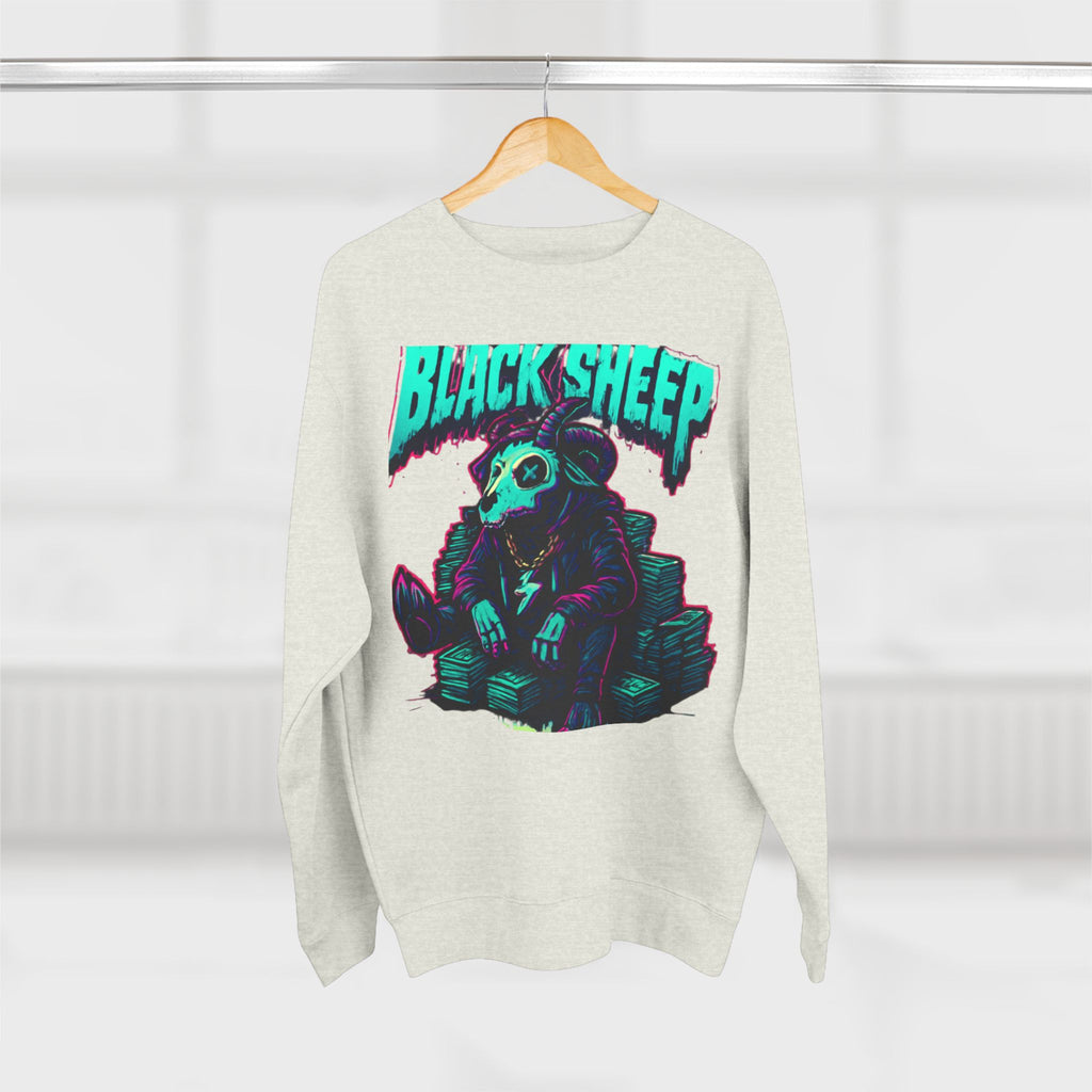 Crewneck Sweatshirt — 'Black Sheep' Graphic Pullover (The One Counted Out)