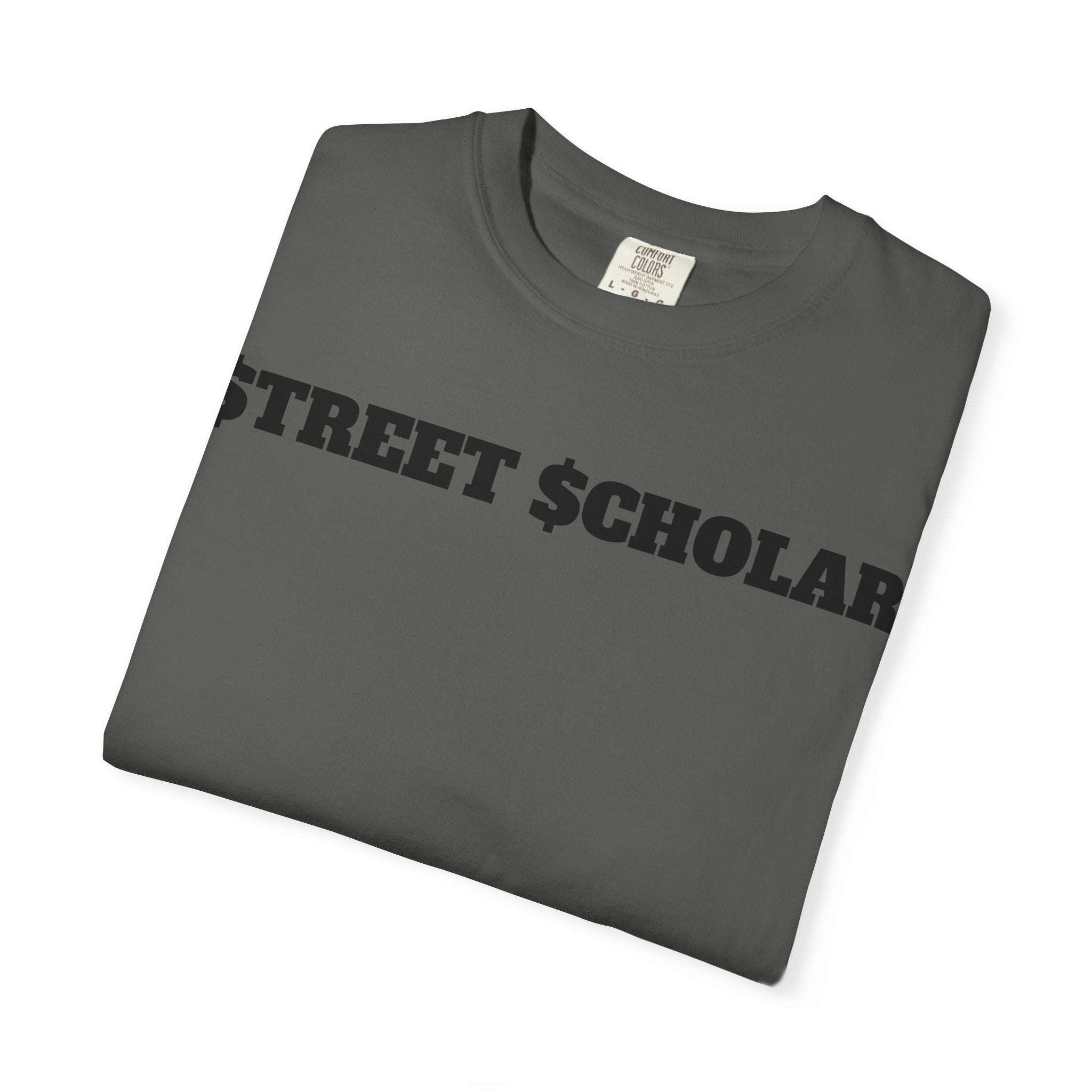 Street Scholar T‑Shirt — Bold Graphic Lip Grill Design