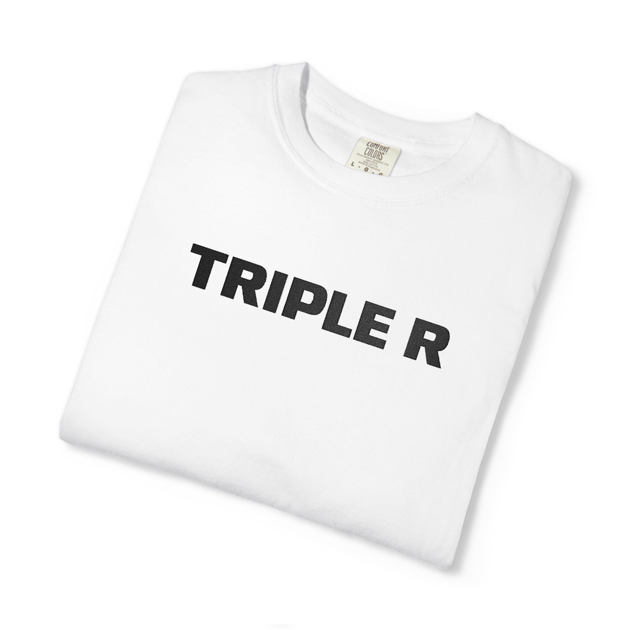 Triple R T-Shirt — Minimalist Logo Graphic Tee