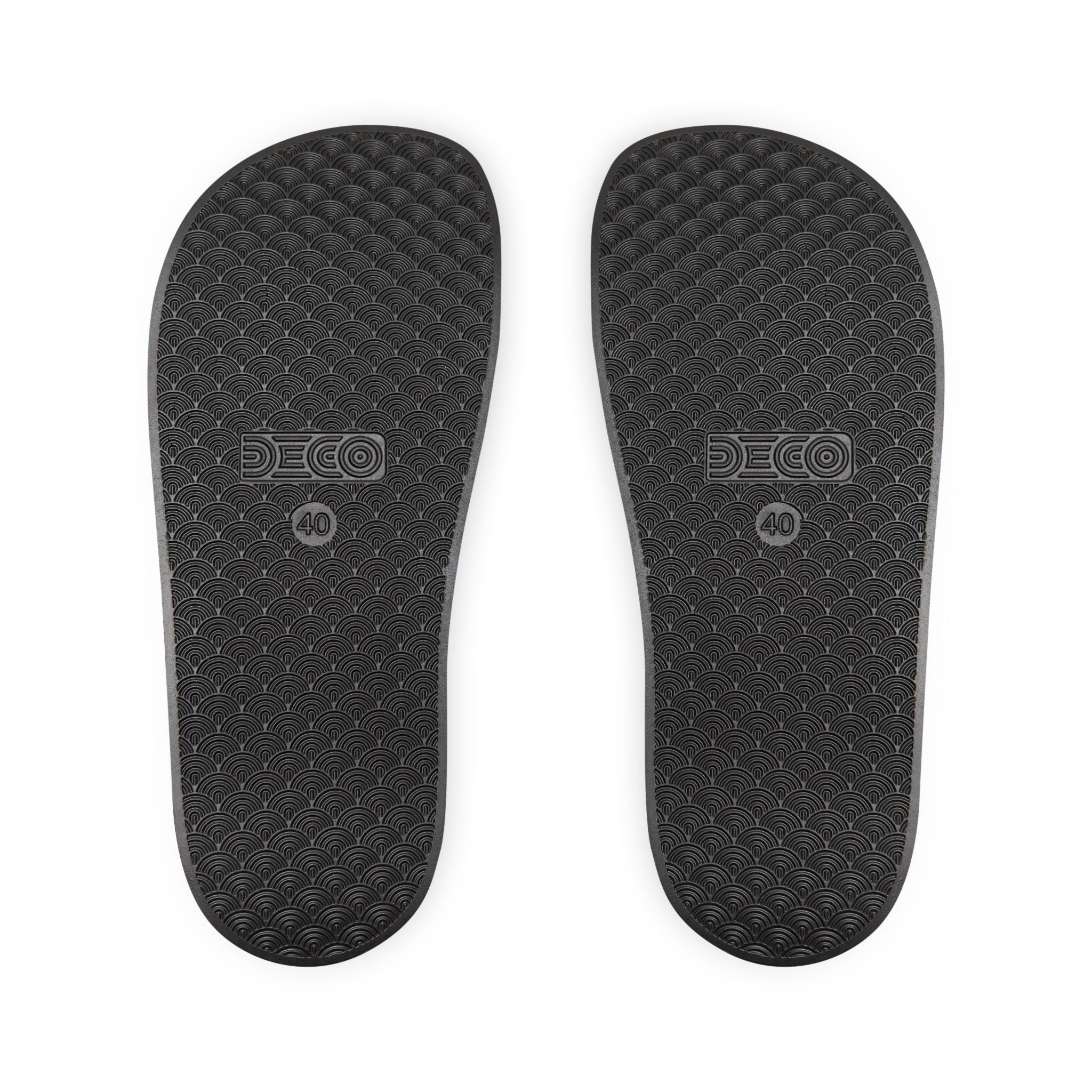 Men's Slide Sandals — 'Triple S' Risk Repeat Reward Graphic Strap Slides
