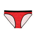 Red Bikini Briefs for Women — Classic Low-Rise Underwear