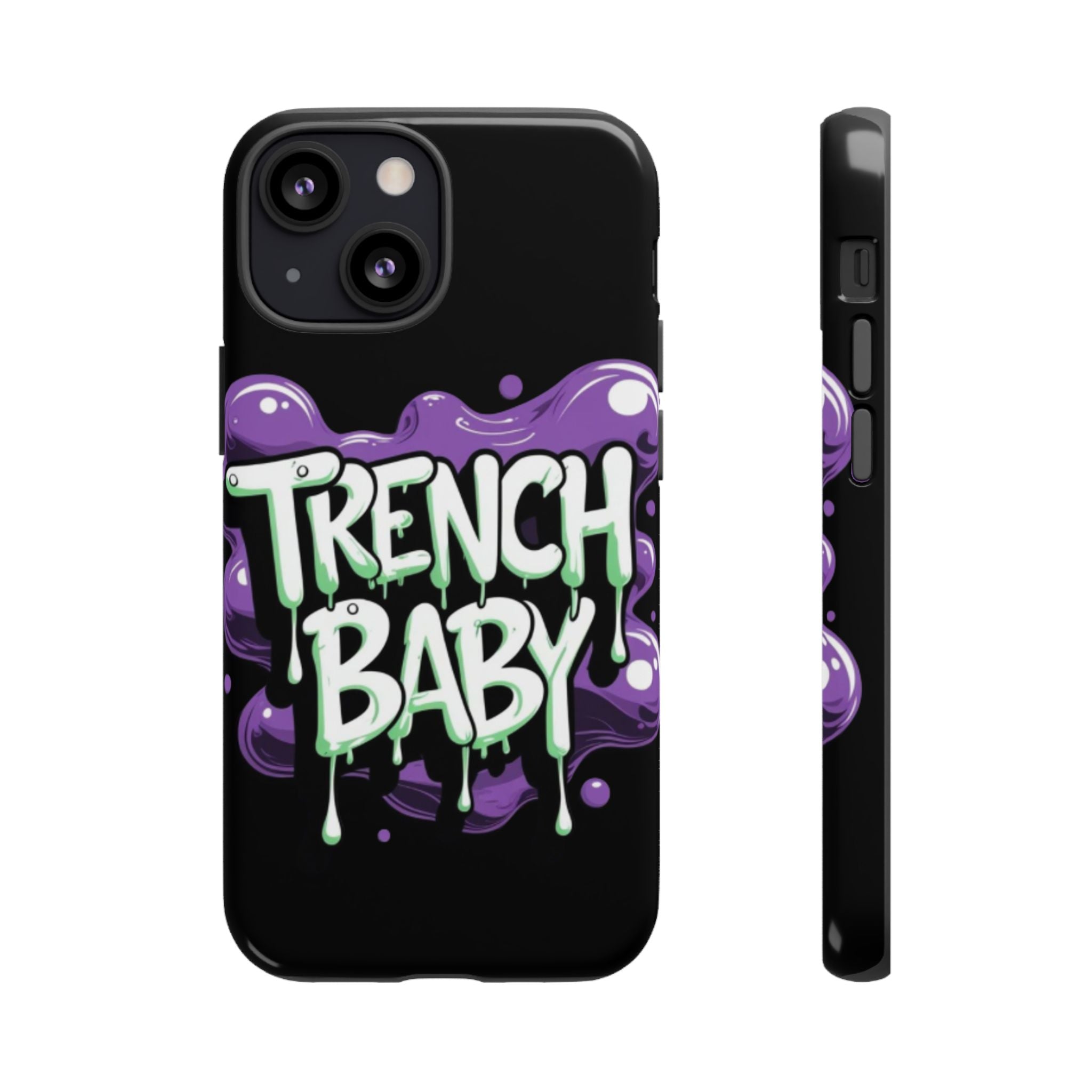 Phone Case — "Trench Baby" Drippy Graffiti Design
