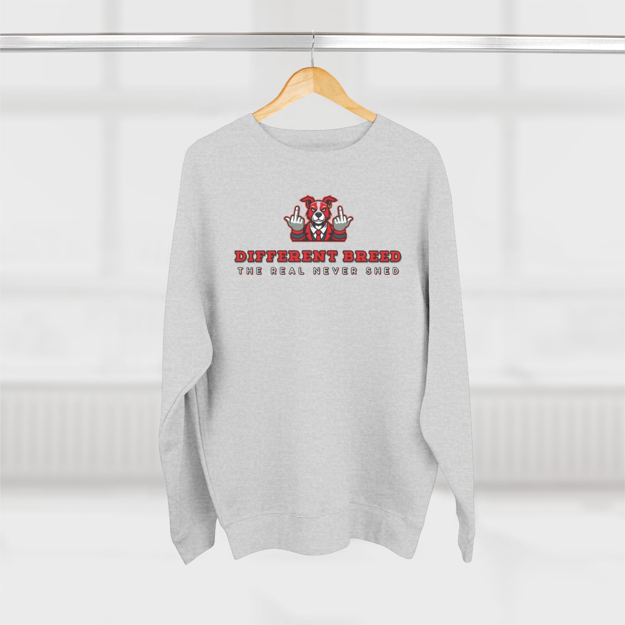 Crewneck Sweatshirt — “Different Breed” Graphic Crewneck (The Deal Never Ends)