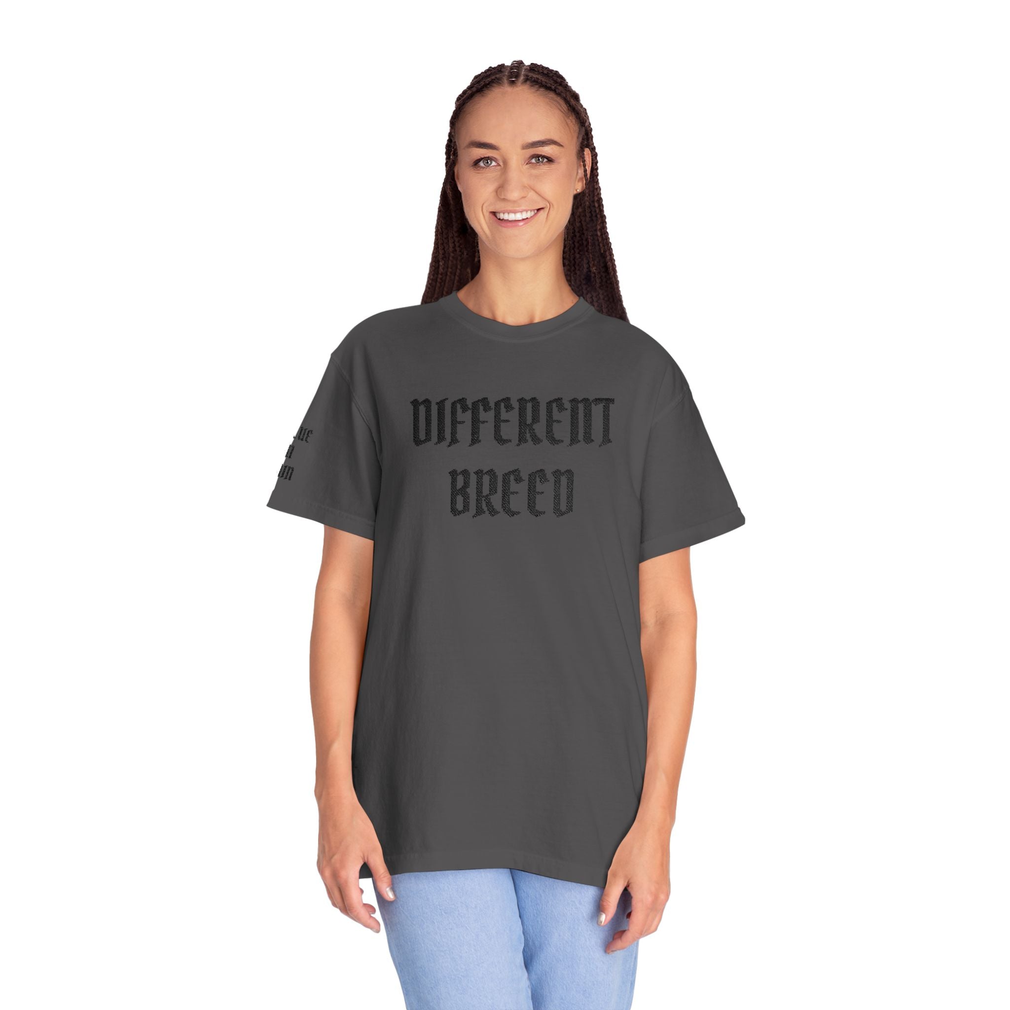 Different Breed T-Shirt — Gothic Text Graphic Tee