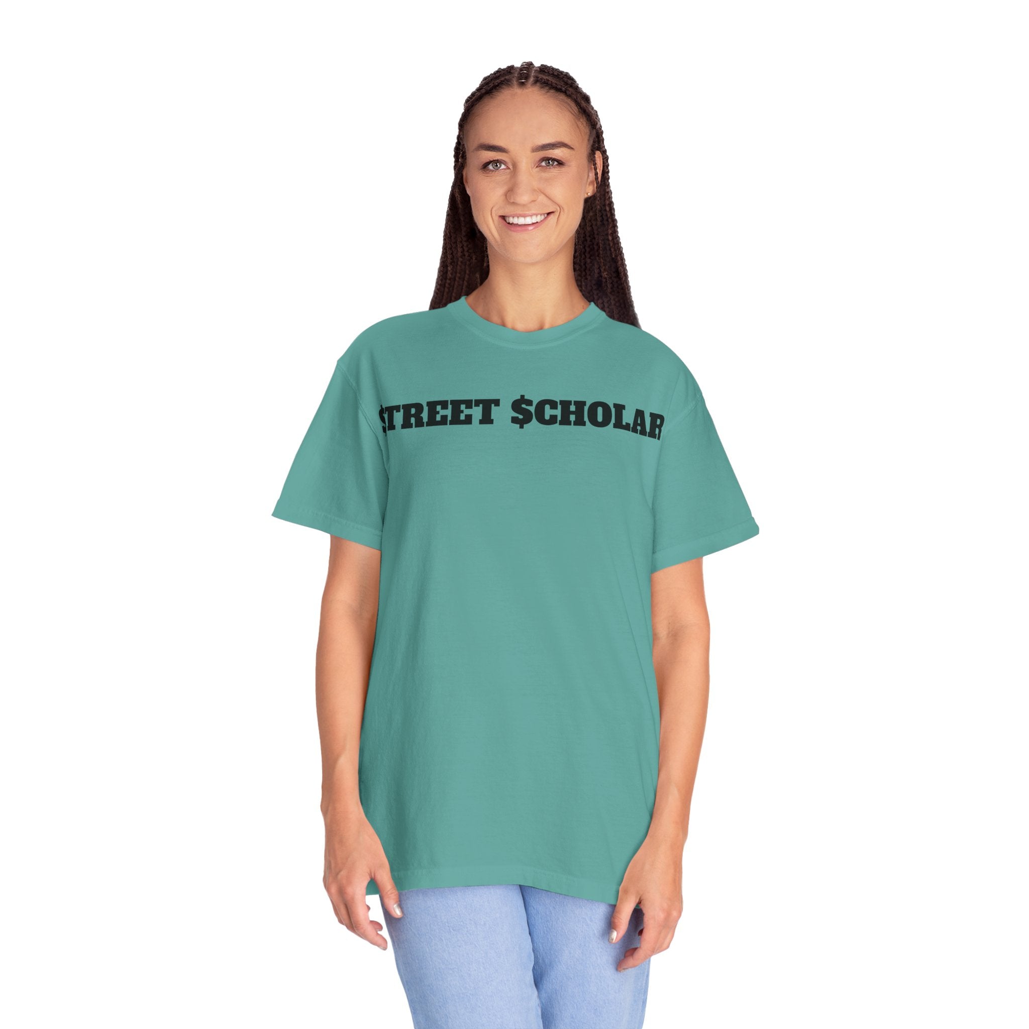 Street Scholar T‑Shirt — Bold Graphic Lip Grill Design