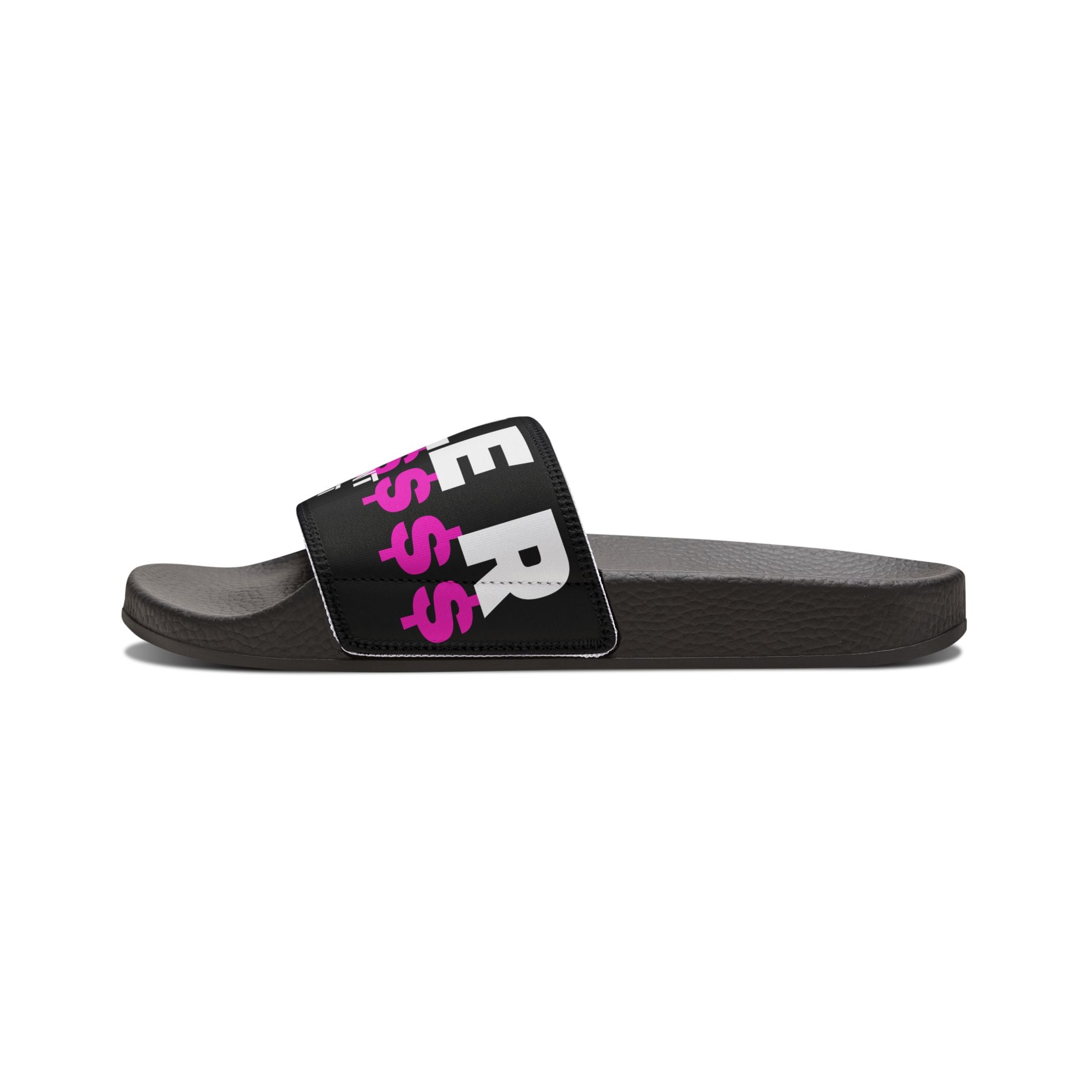 Men's Slide Sandals — 'Triple S' Risk Repeat Reward Graphic Strap Slides