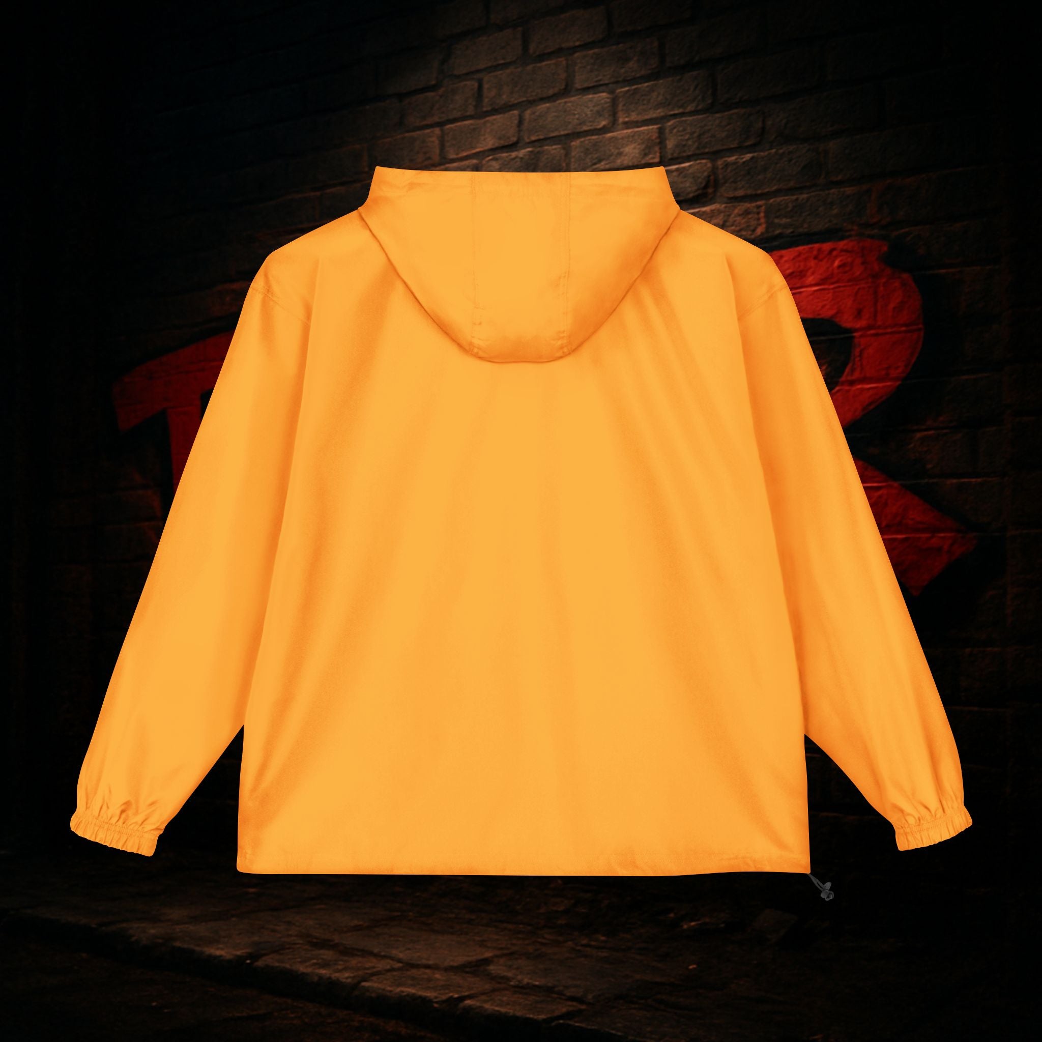 Champion Packable Anorak Jacket - Orange Hooded Windbreaker