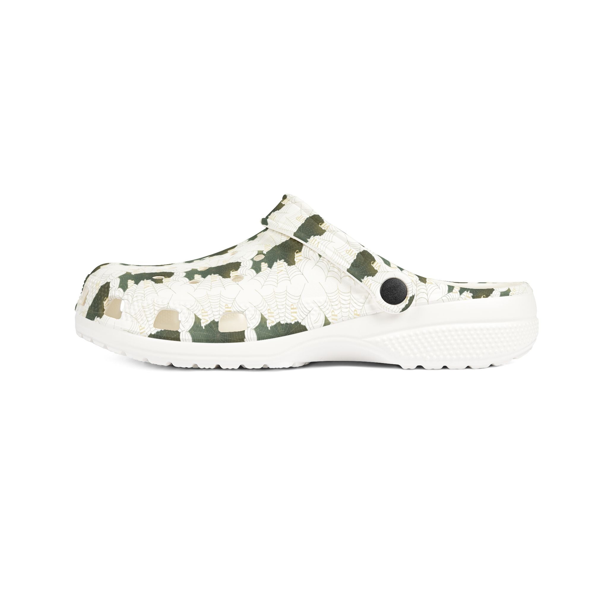 Camouflage EVA Foam Clogs — Green Camo Slip-On Garden Shoes