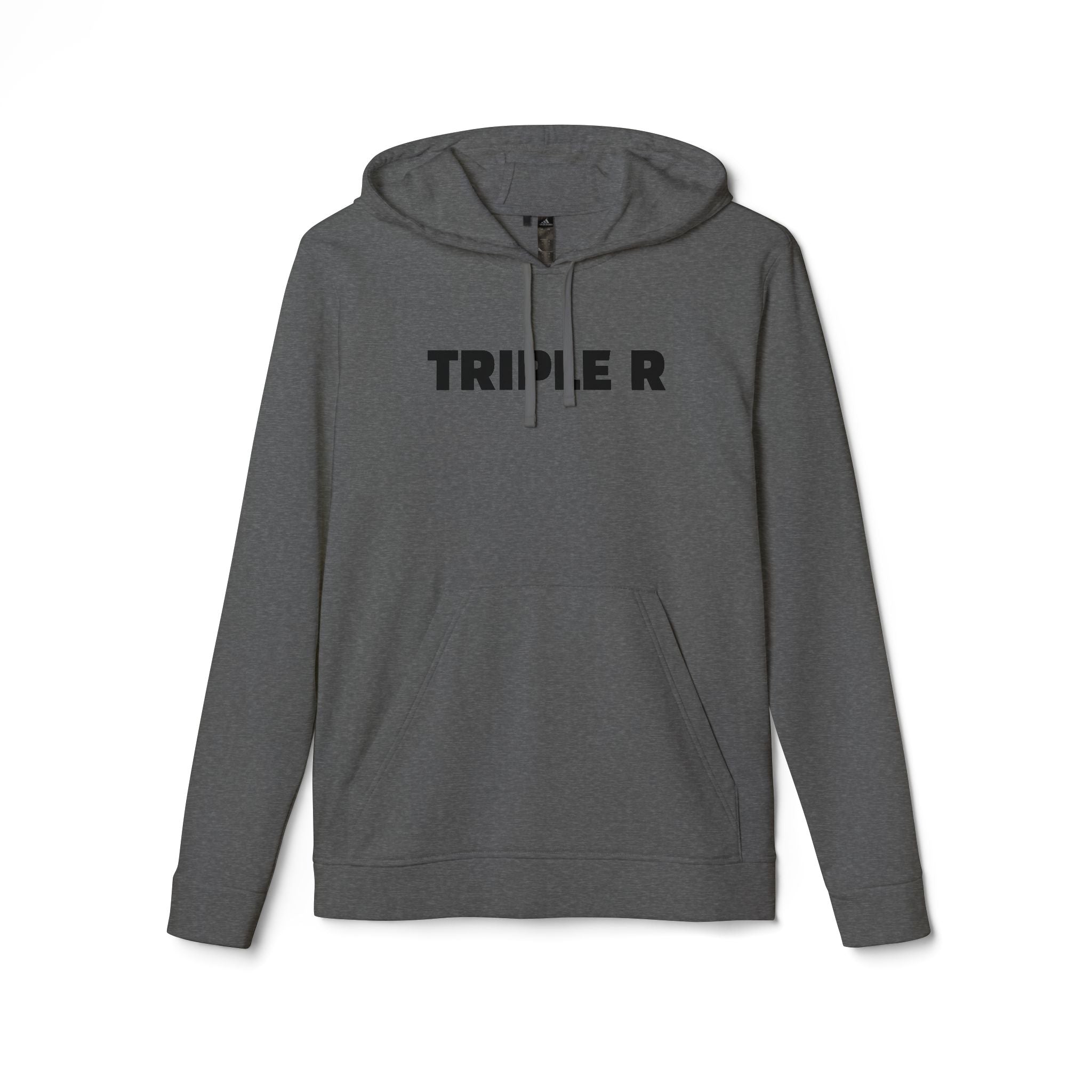 Hoodie - 'TRIPLER' Retro Gradient Graphic Hoodie with 'Recognize Real' Back Text
