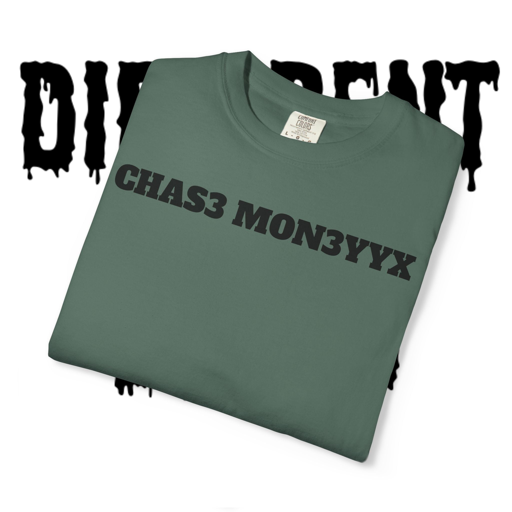 Chas3 Mon3yyx Graphic T-Shirt — Bold Lip Logo Streetwear Tee