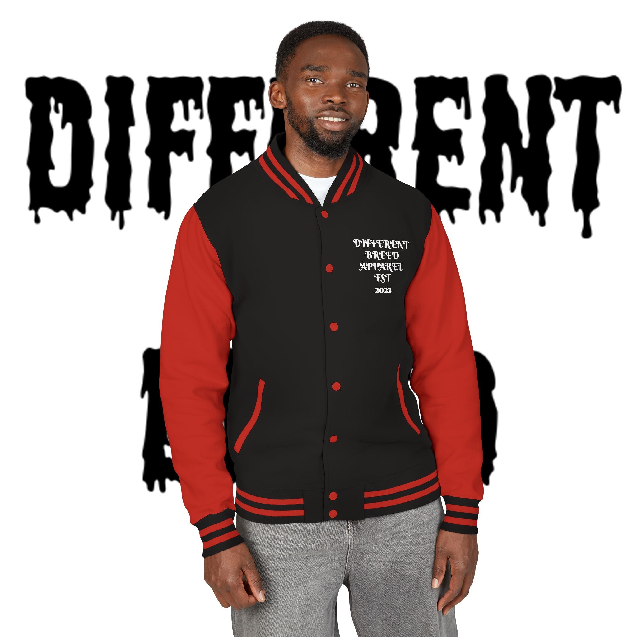 Letterman Jacket — 'Different Breed' Retro Varsity Jacket