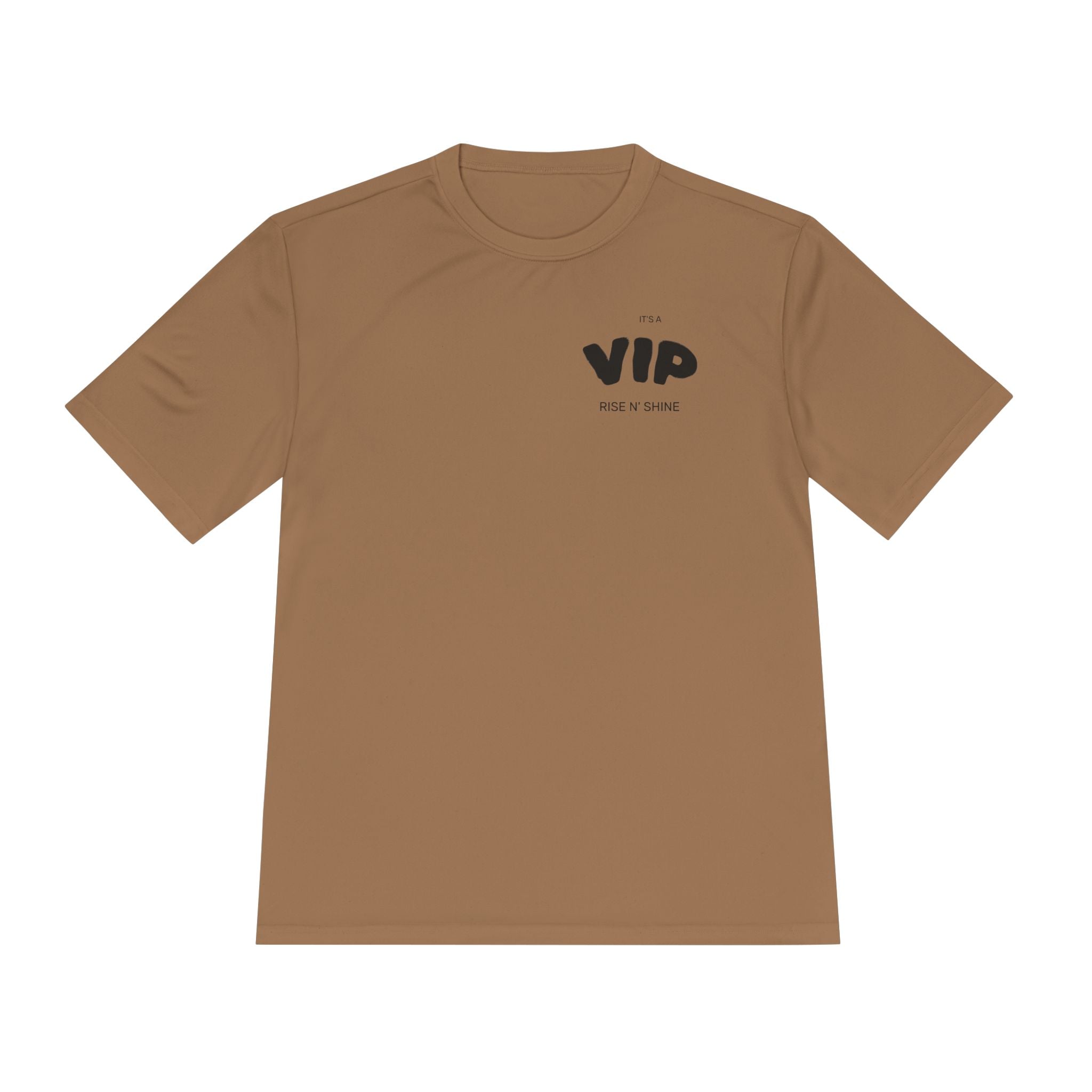 VIP Tee — Minimal Chest Logo Moisture‑Wicking Shirt