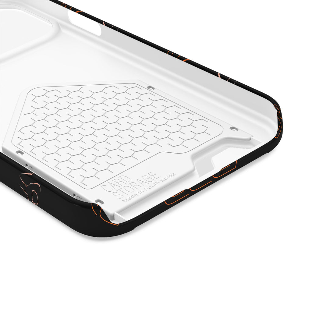 Rise Reinvent Repeat Phone Card Case — Slim Wallet Phone Case with Motivational Design