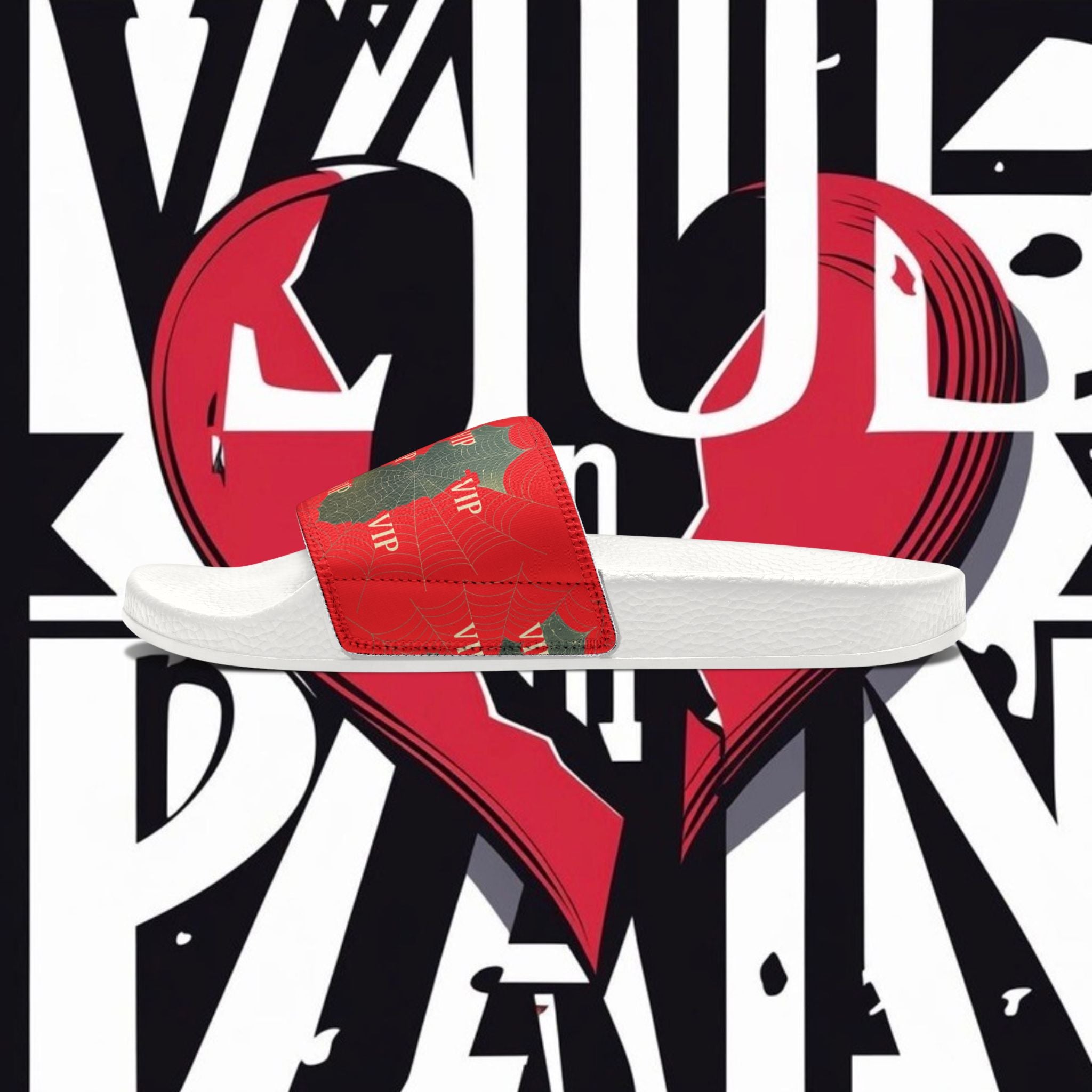 Christmas VIP Slide Sandals — Women's Removable‑Strap Holiday Slides