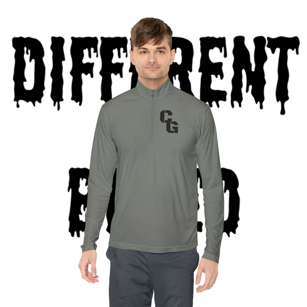 Certified GOAT Quarter-Zip Pullover — Graphic Goat Logo Pullover
