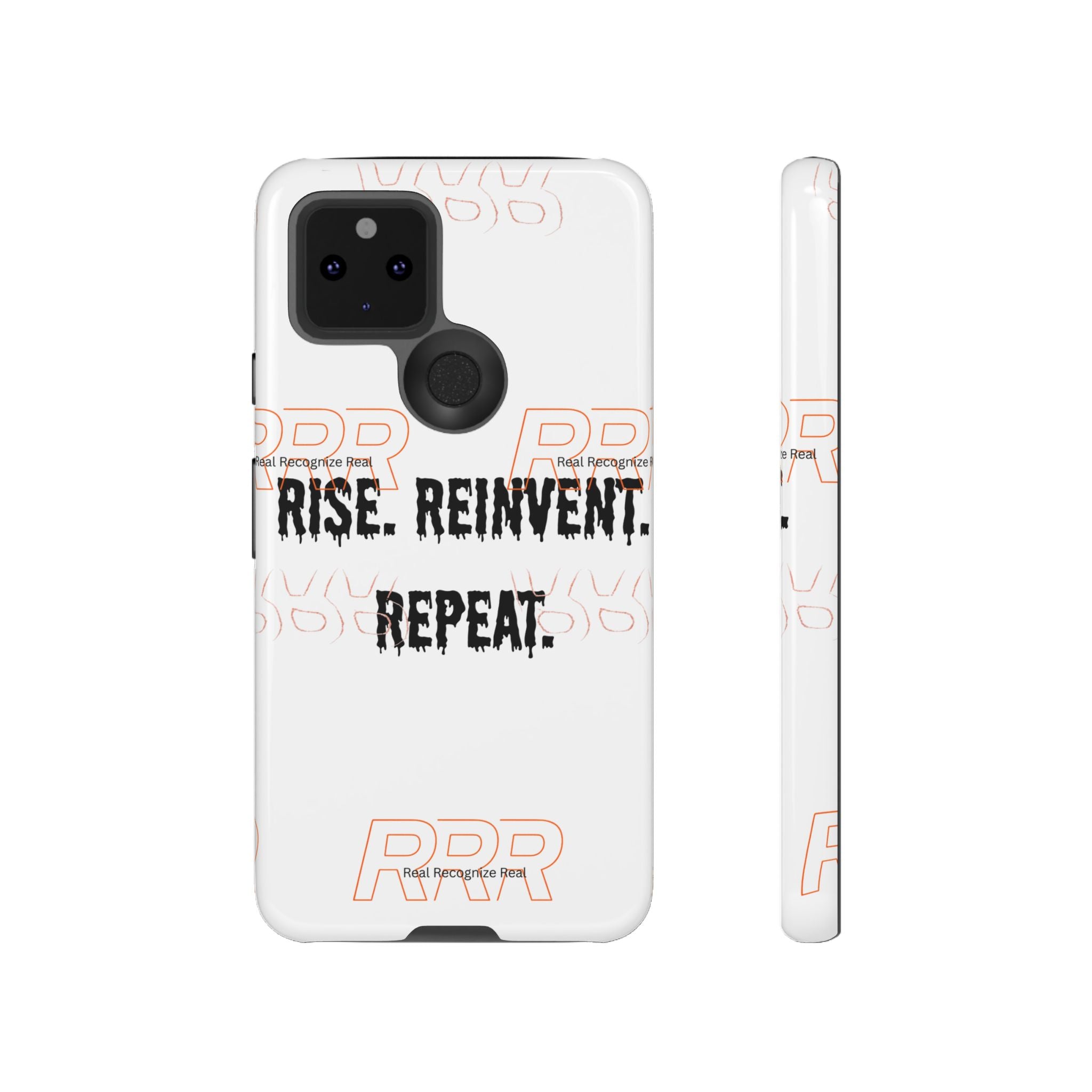 Tough Cases — "Rise. Reinvent. Repeat." Motivational Phone Case