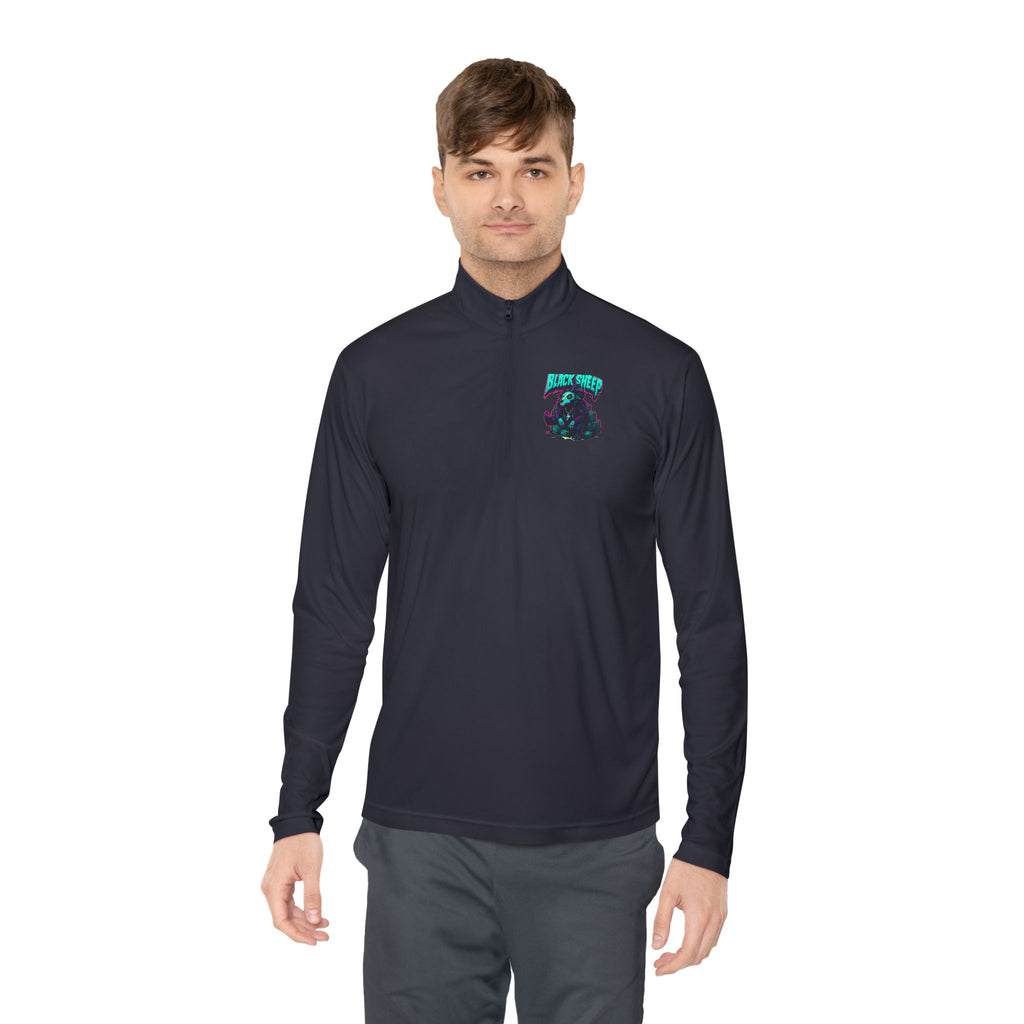 Quarter-Zip Pullover — "Value the Pain" Motivational Athletic Pullover