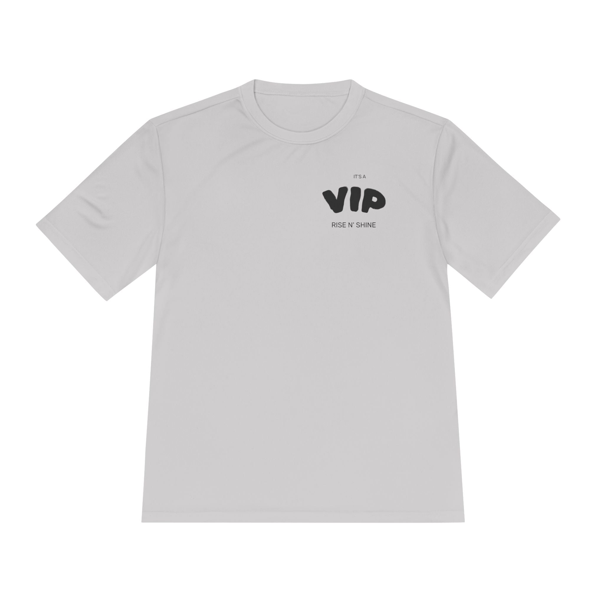 VIP Tee — Minimal Chest Logo Moisture‑Wicking Shirt
