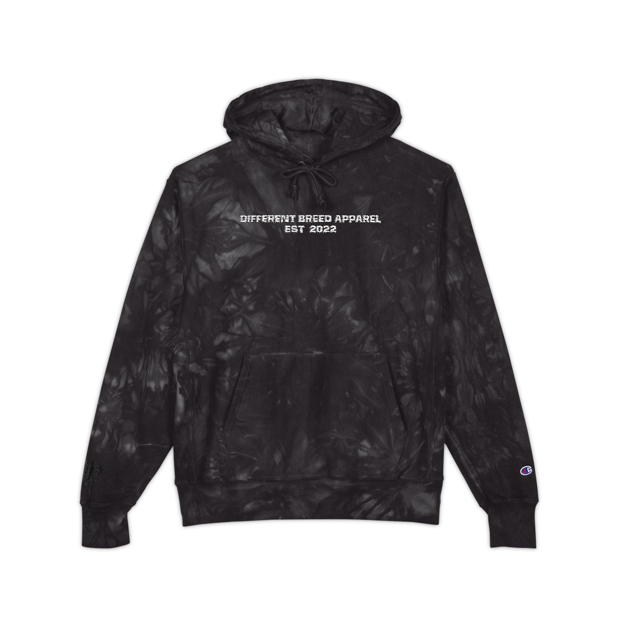 Unisex Champion Tie-Dye Hoodie (Embroidery)
