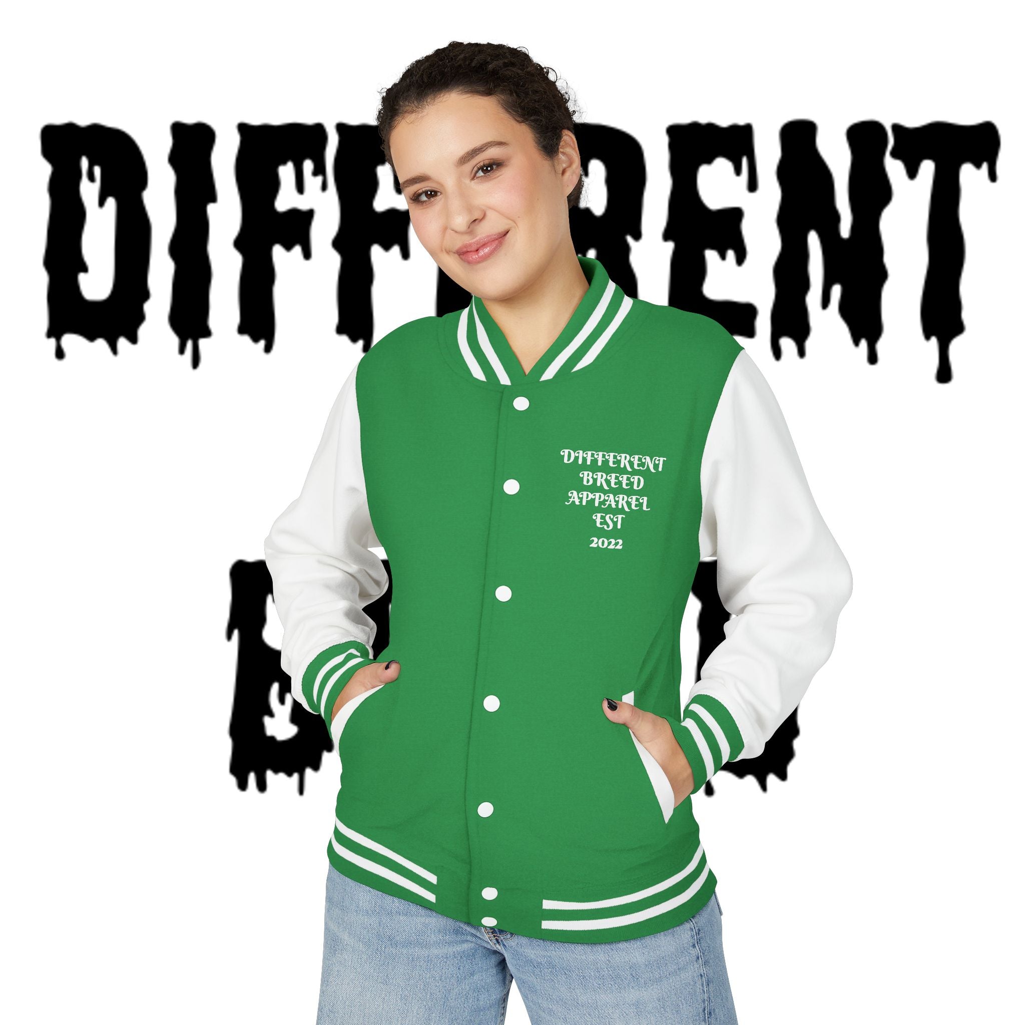 Letterman Jacket — 'Different Breed' Retro Varsity Jacket