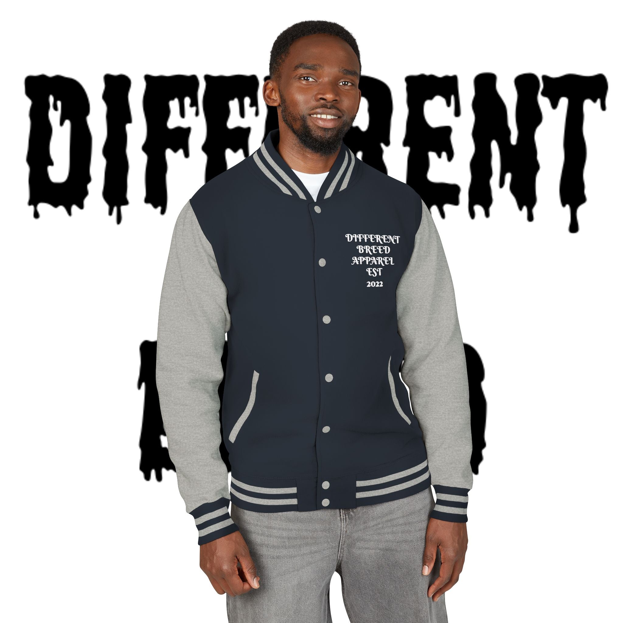Letterman Jacket — 'Different Breed' Retro Varsity Jacket
